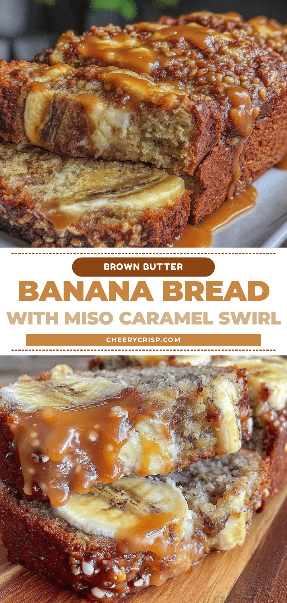 banana bread with miso caramel swirl recipe