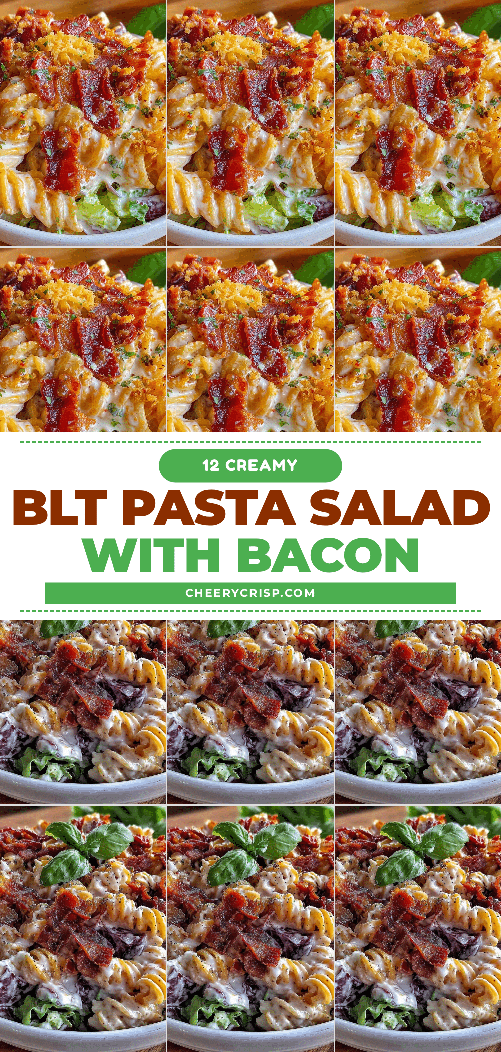 BLT pasta salad recipe
