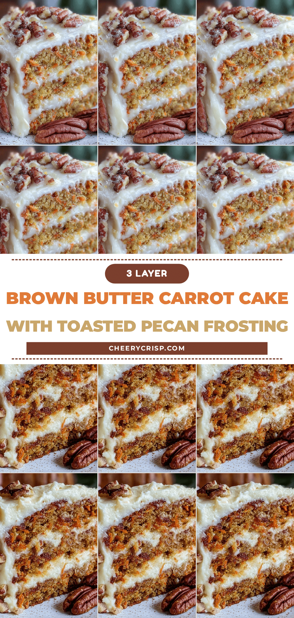 brown butter carrot cake recipe