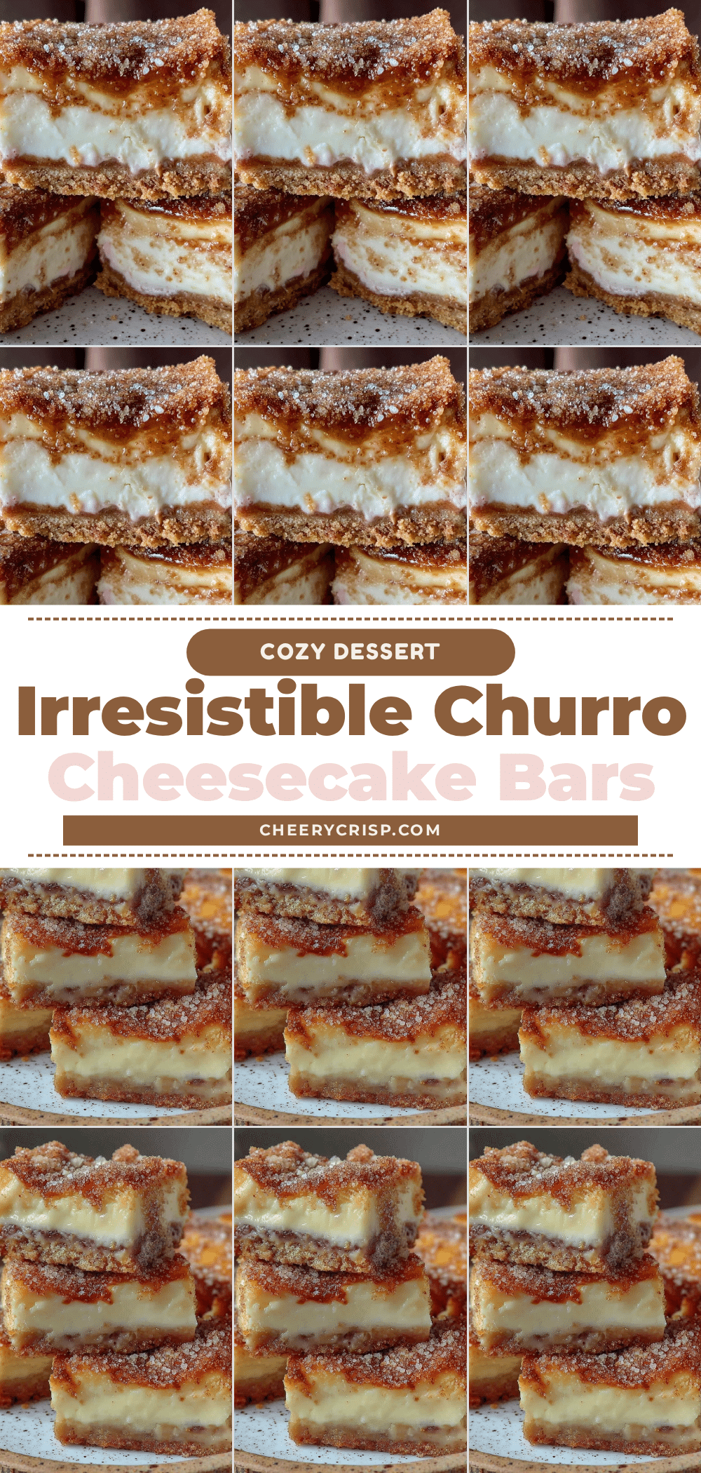 churro cheesecake bars recipe