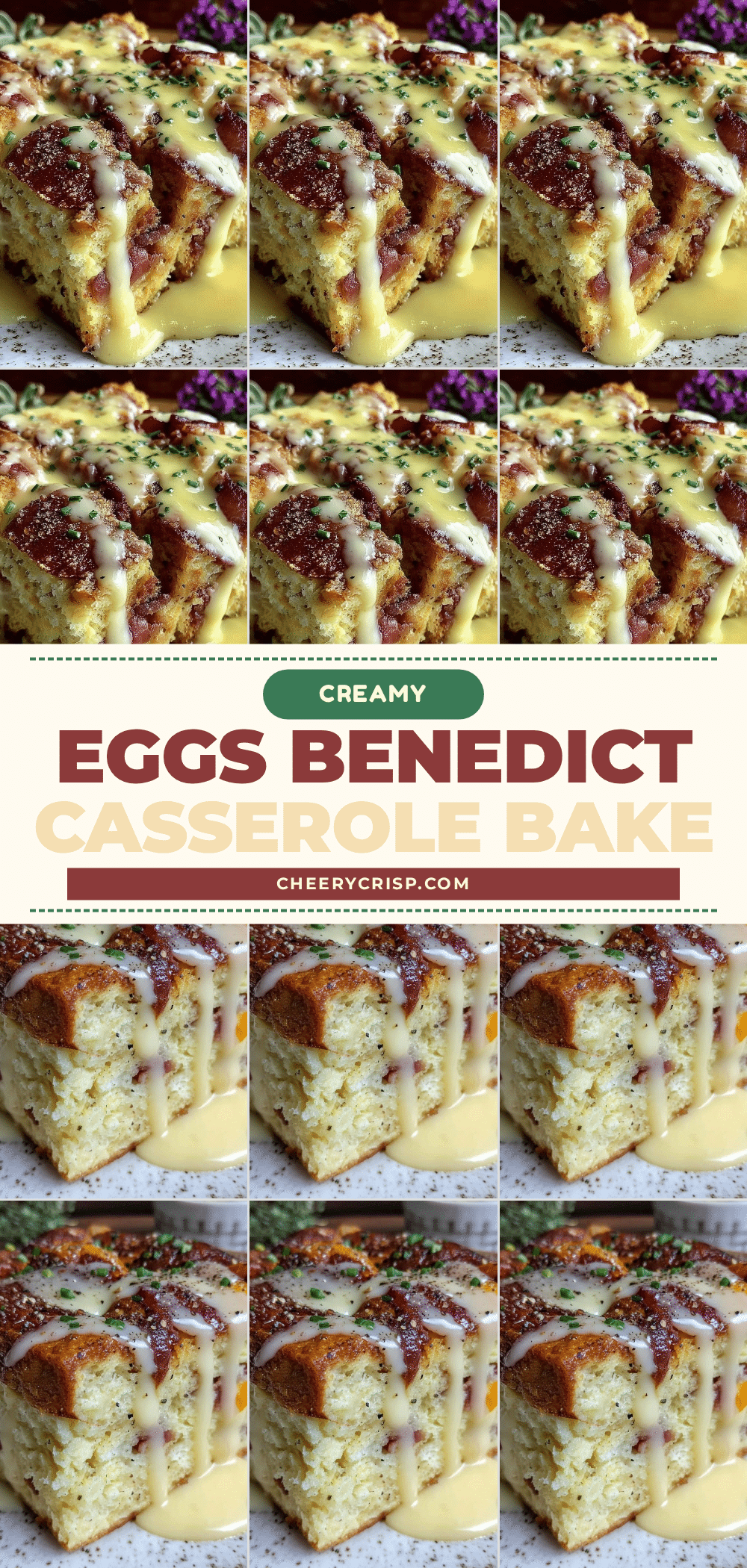 creamy eggs benedict casserole recipe