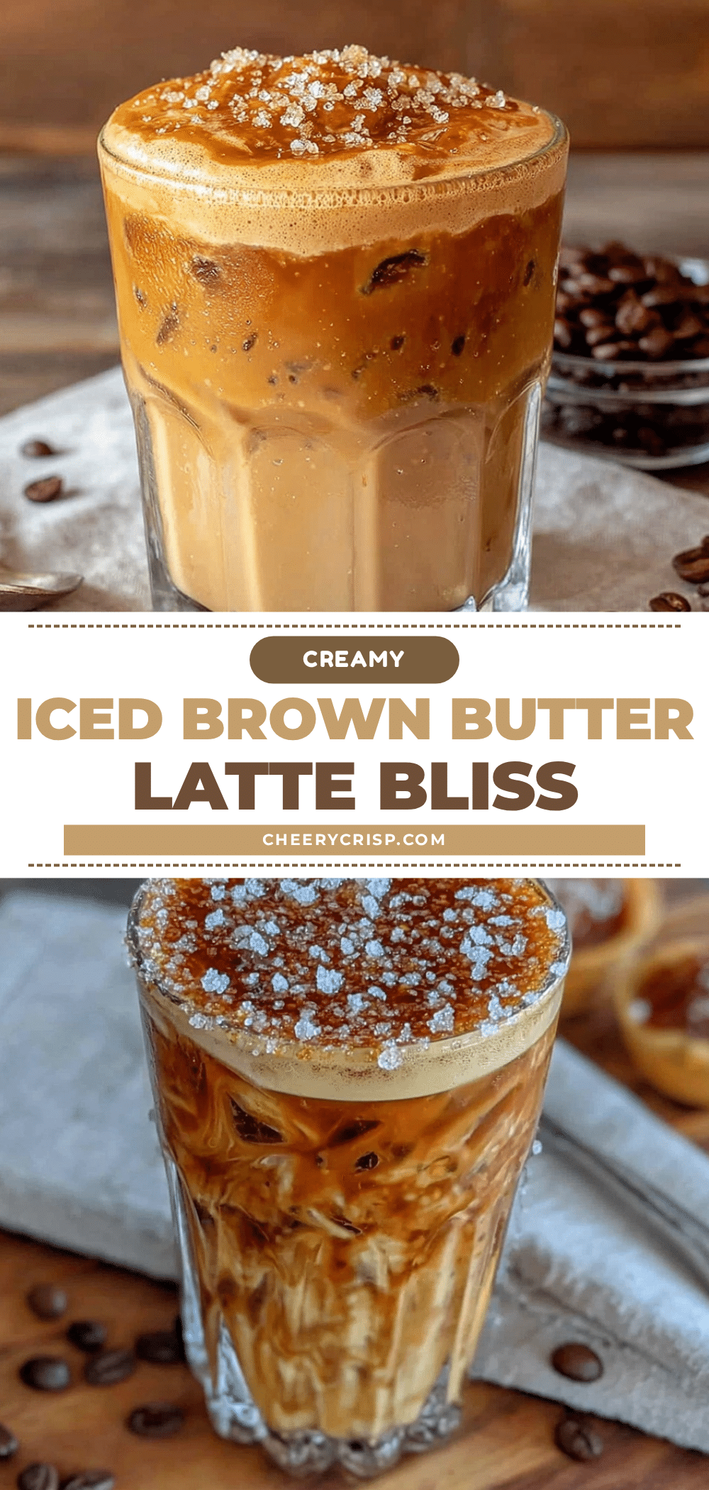creamy iced brown butter latte recipe