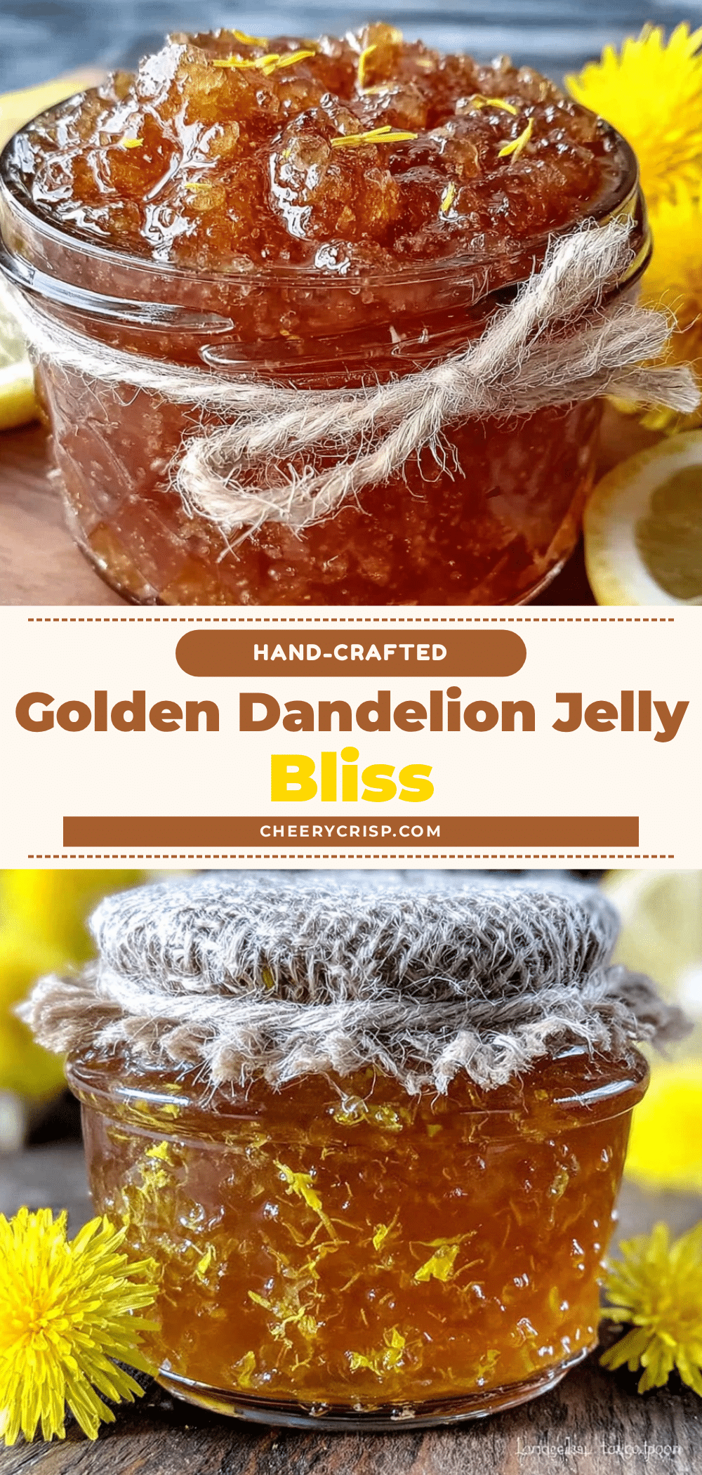 dandelion blossom jelly recipe