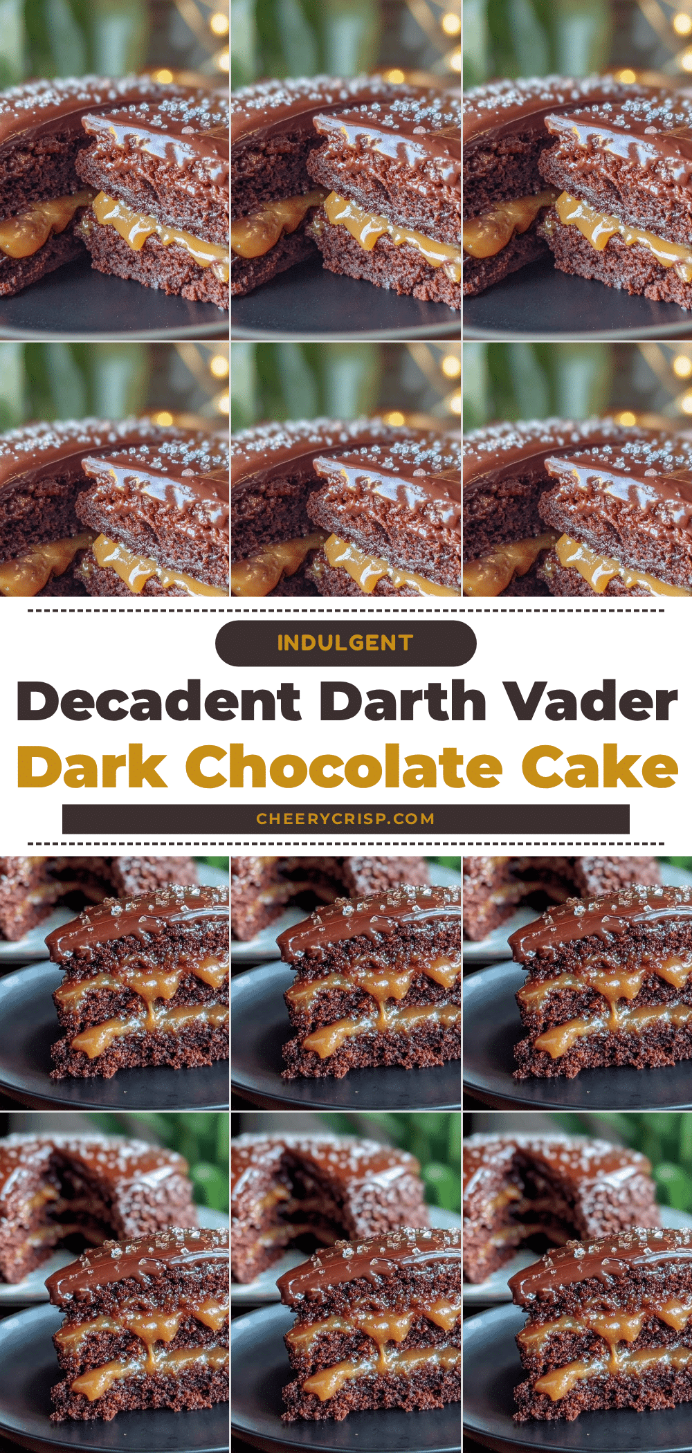 dark chocolate layer cake recipe
