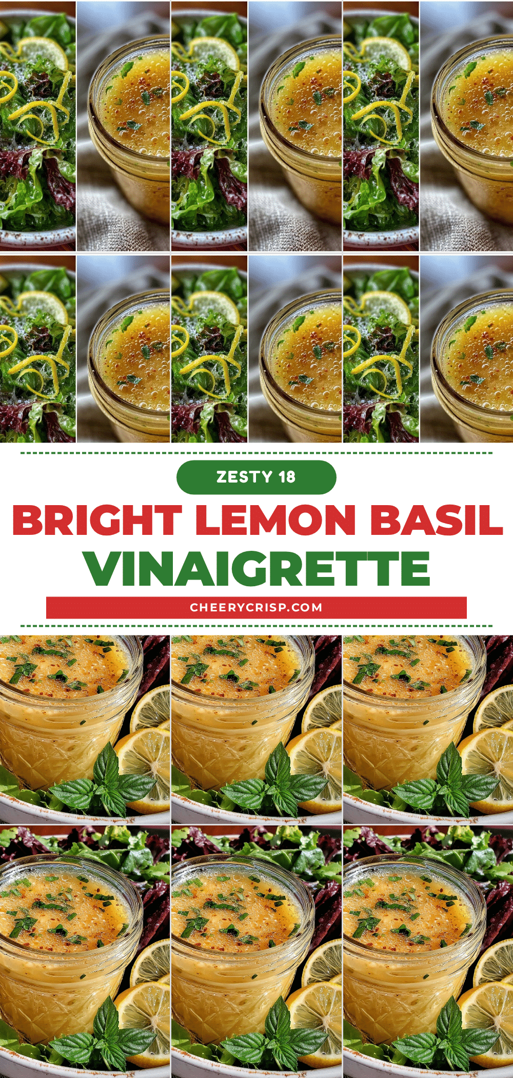 fresh lemon vinaigrette dressing recipe