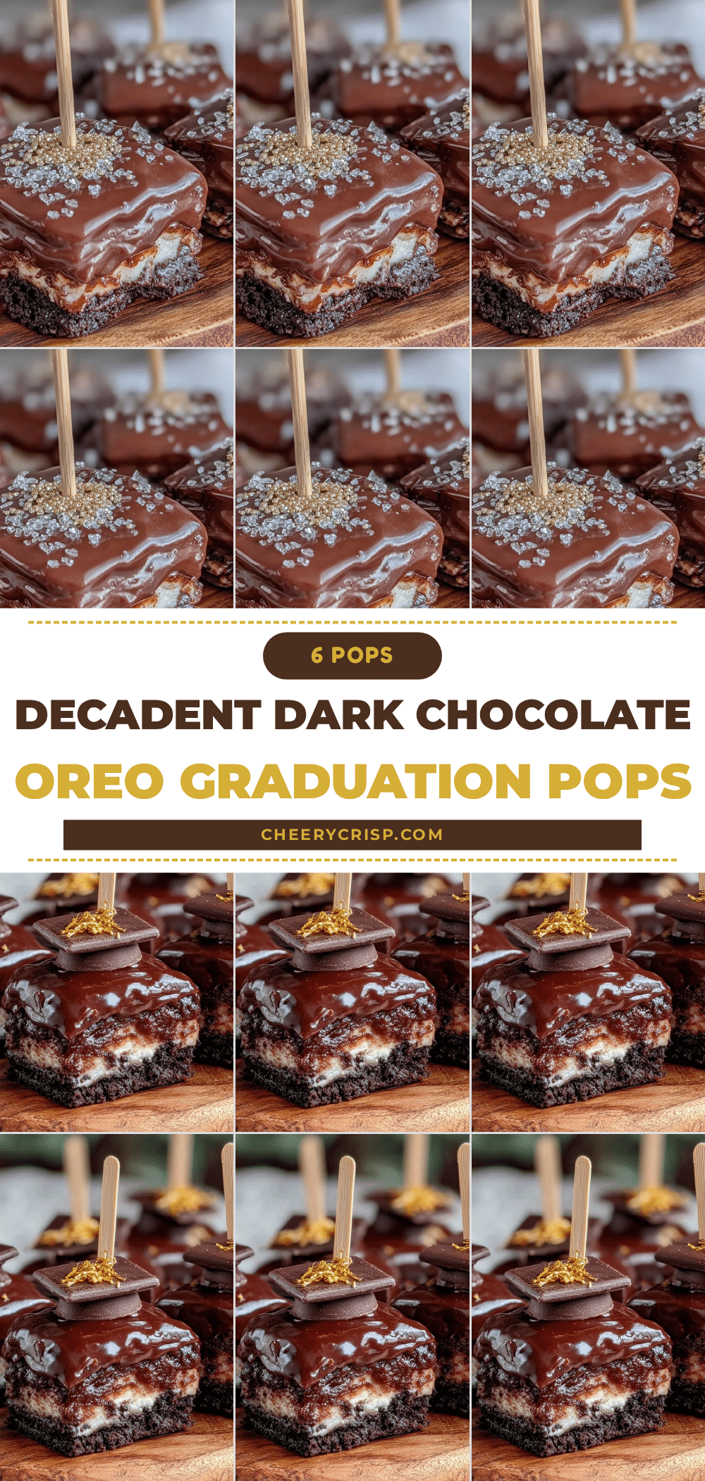 graduation cap oreo cookie pops recipe