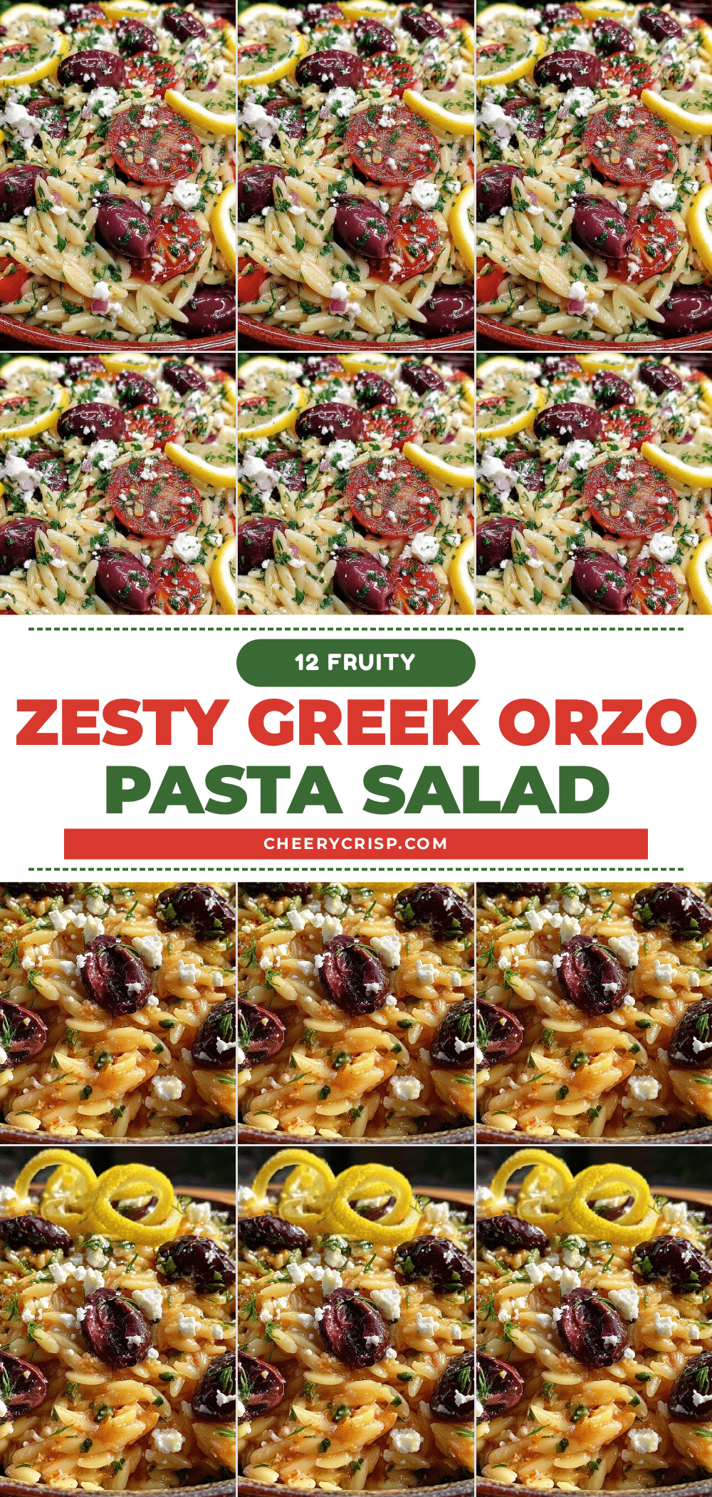 Greek Orzo Pasta Salad recipe