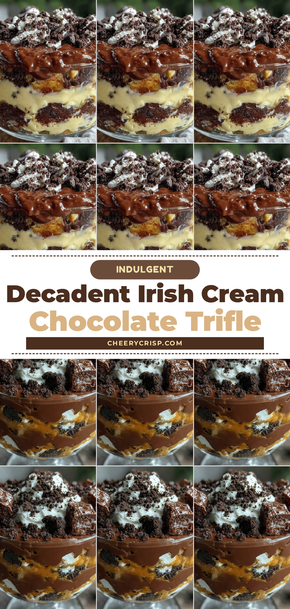 Irish Cream Chocolate Trifle recipe