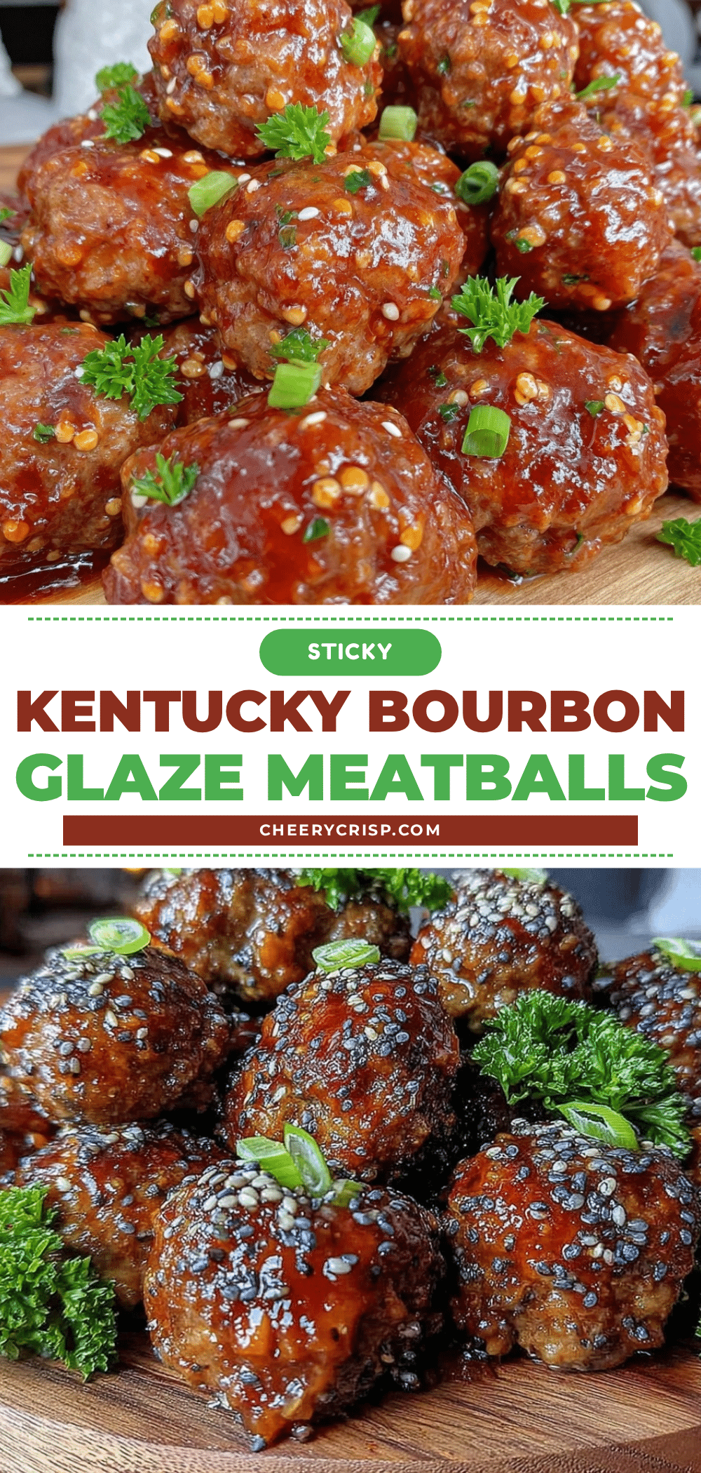Kentucky Bourbon Glaze Meatballs recipe
