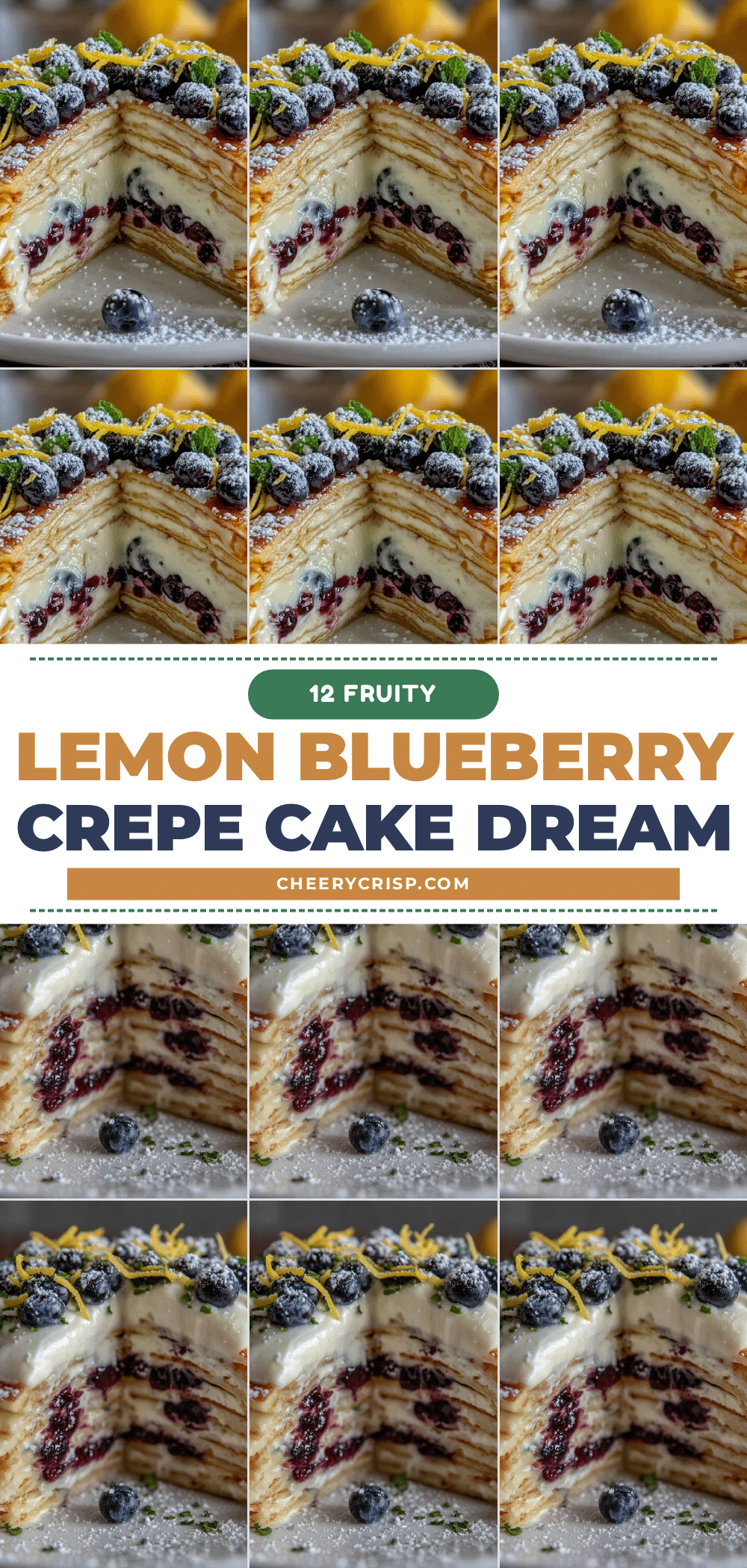 lemon blueberry crepe cake recipe