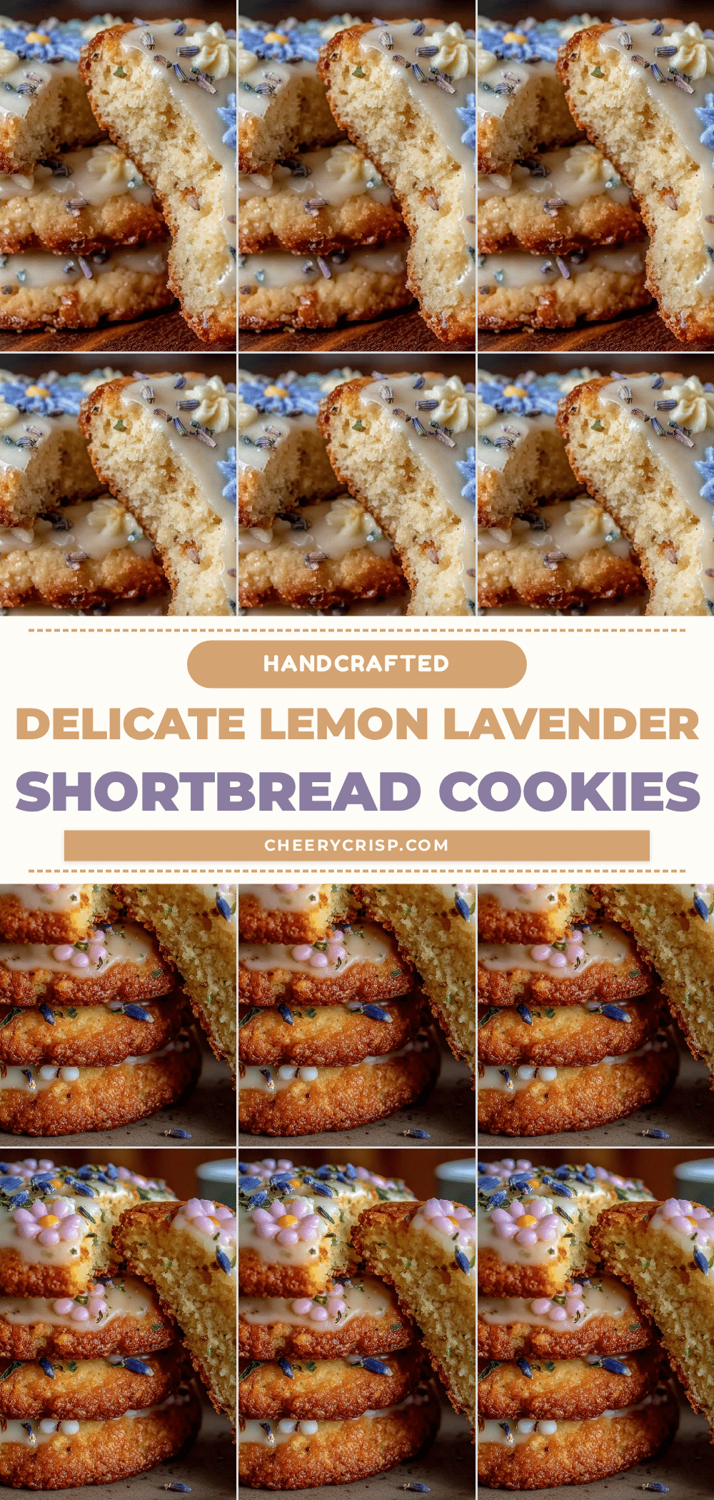 lemon lavender shortbread cookies recipe