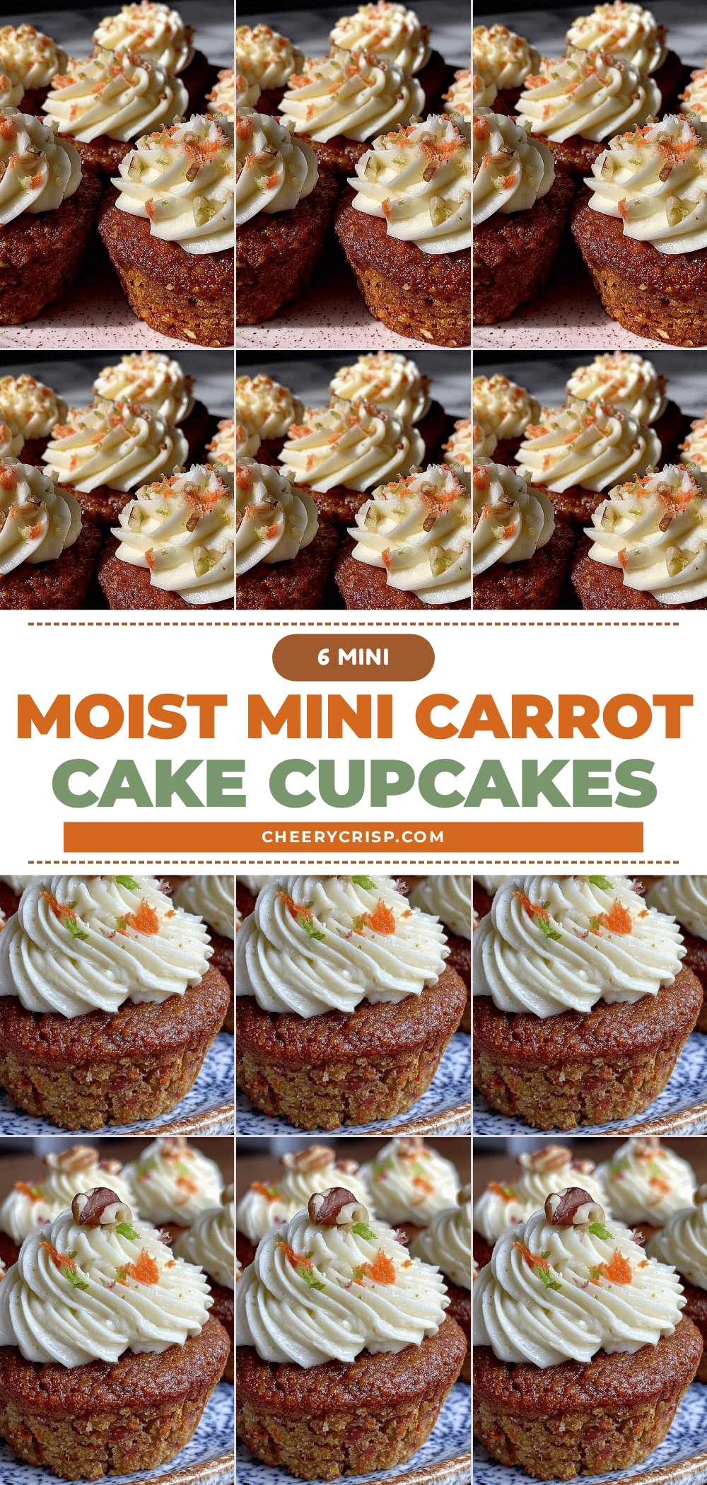 mini carrot cake cupcakes recipe