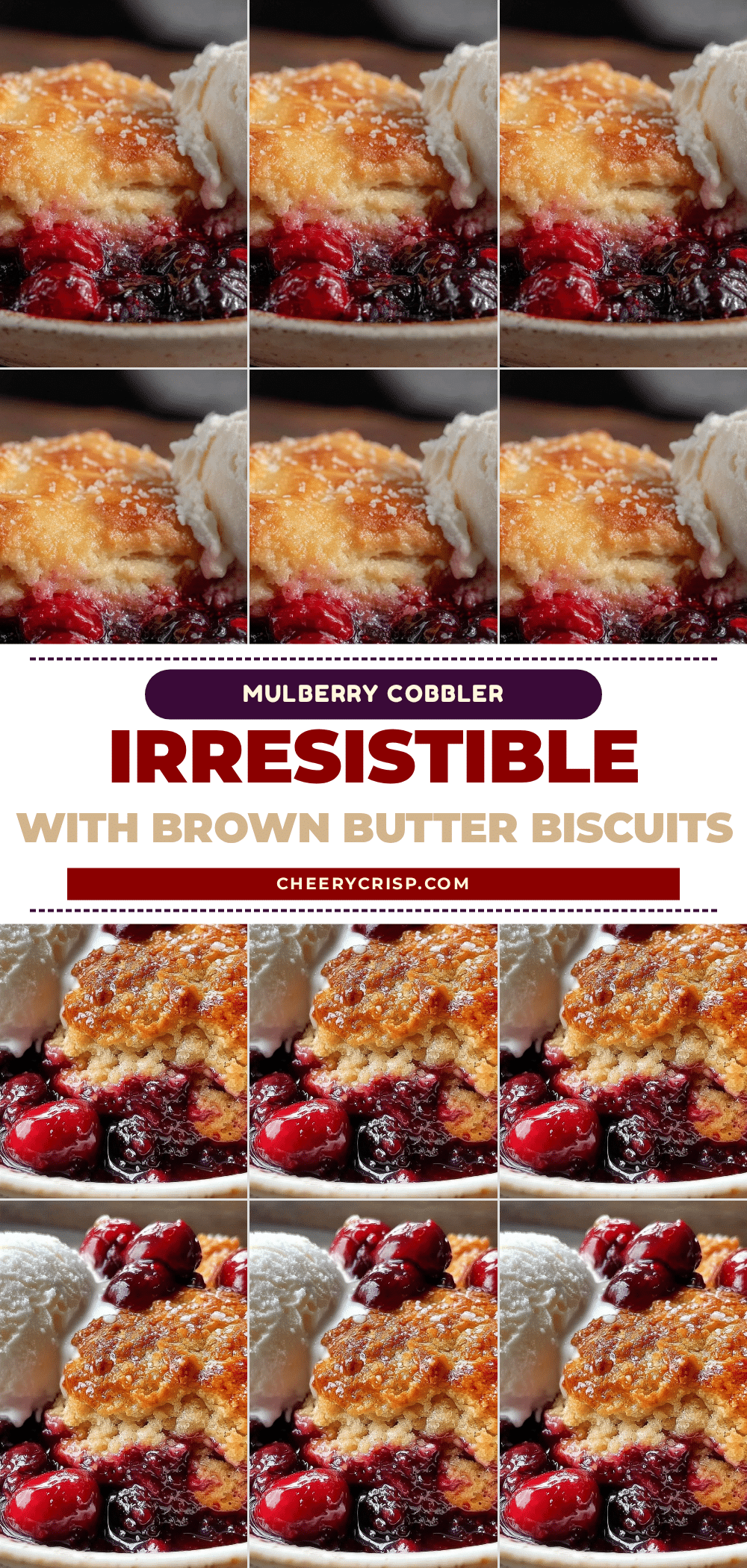 mulberry cobbler recipe