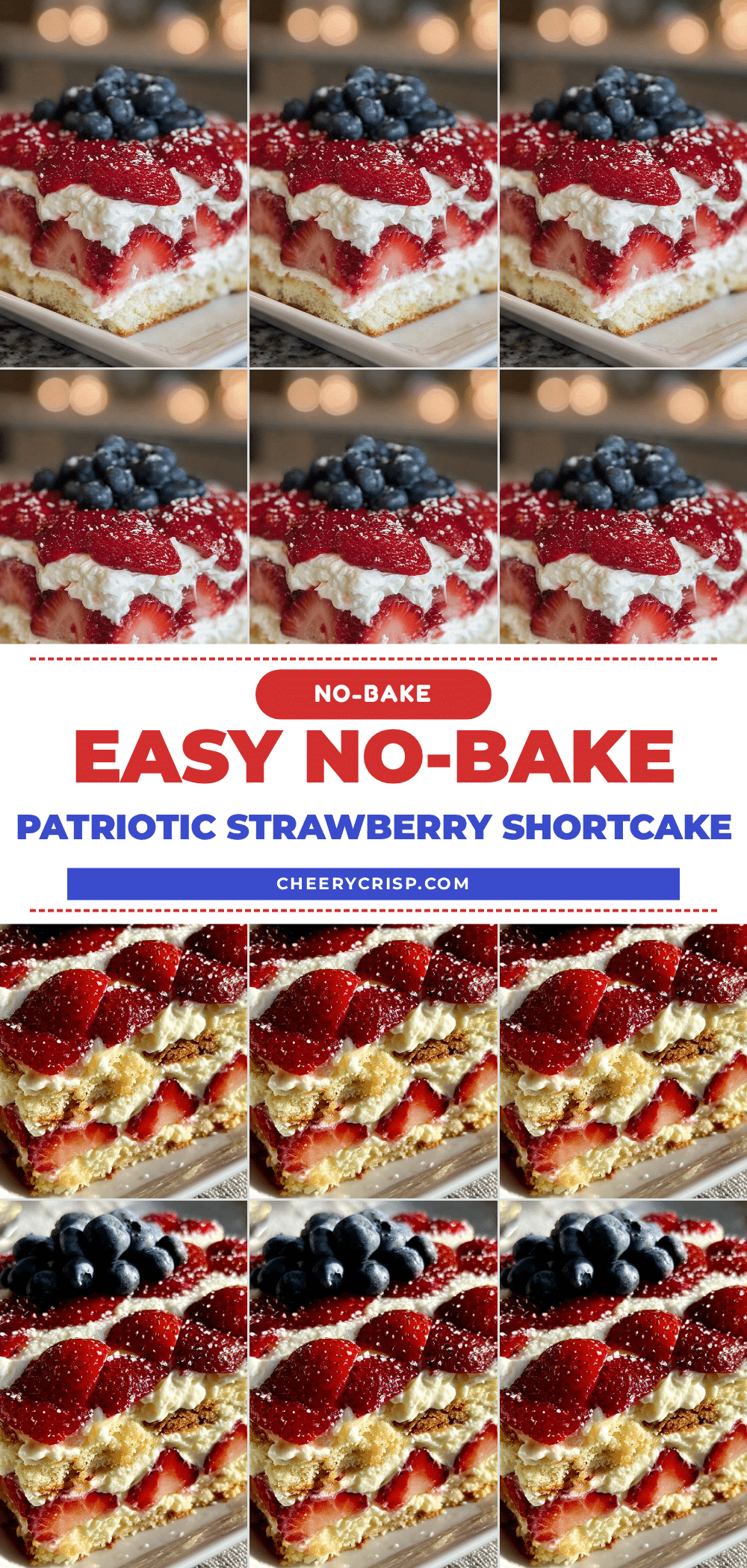 no bake strawberry shortcake icebox cake recipe
