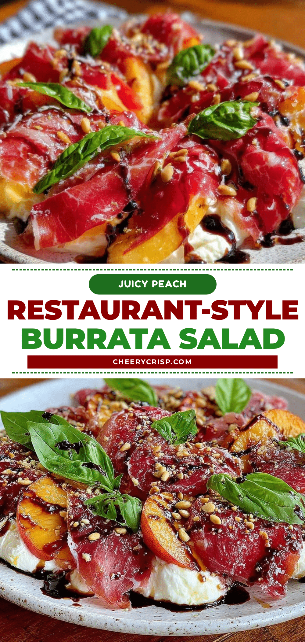 peach and burrata salad recipe