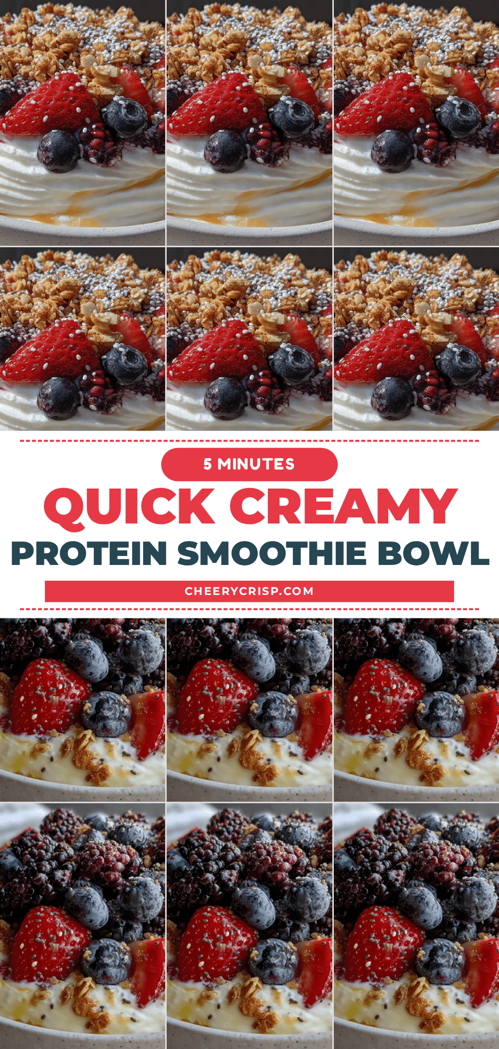 quick protein smoothie bowl recipe