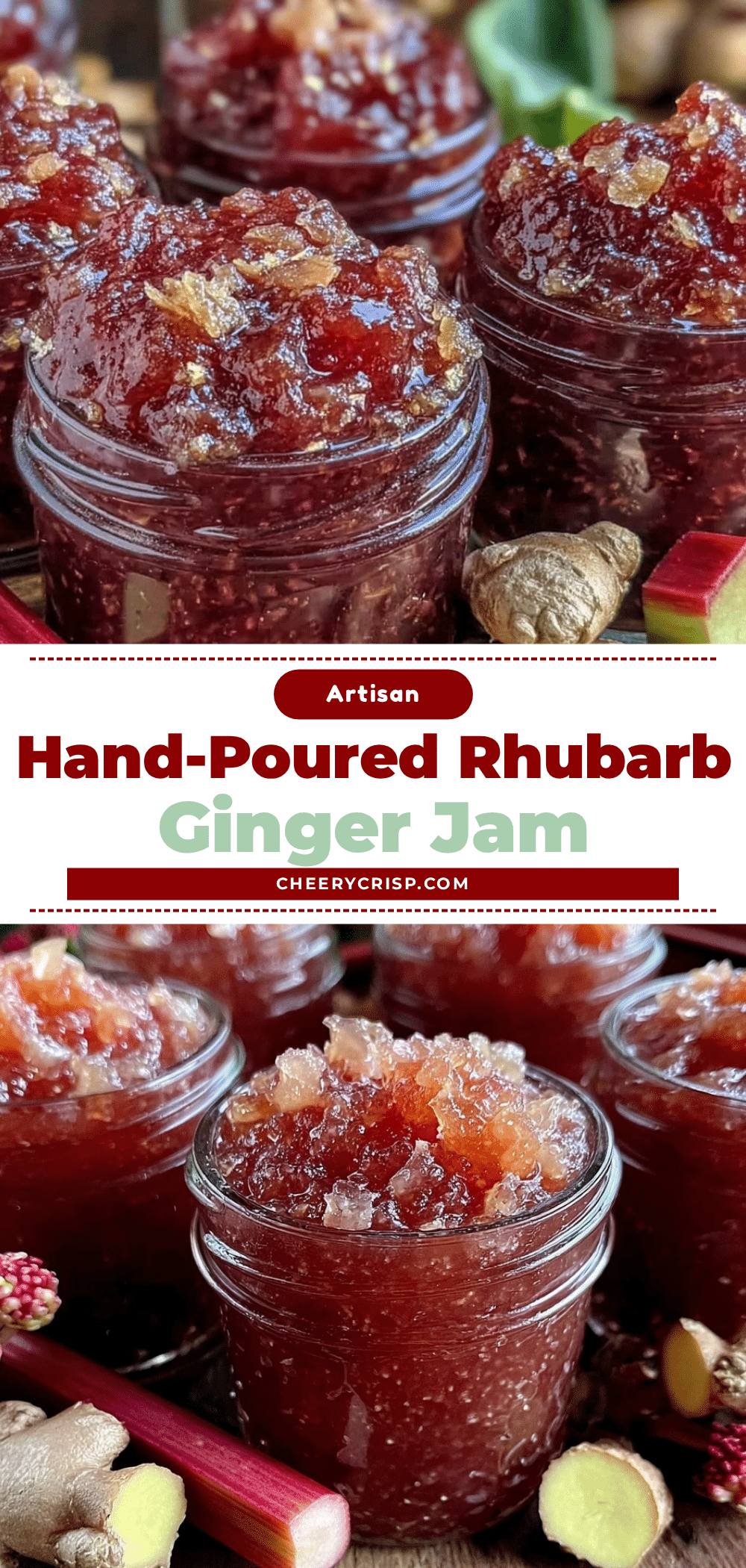 rhubarb and ginger jam recipe