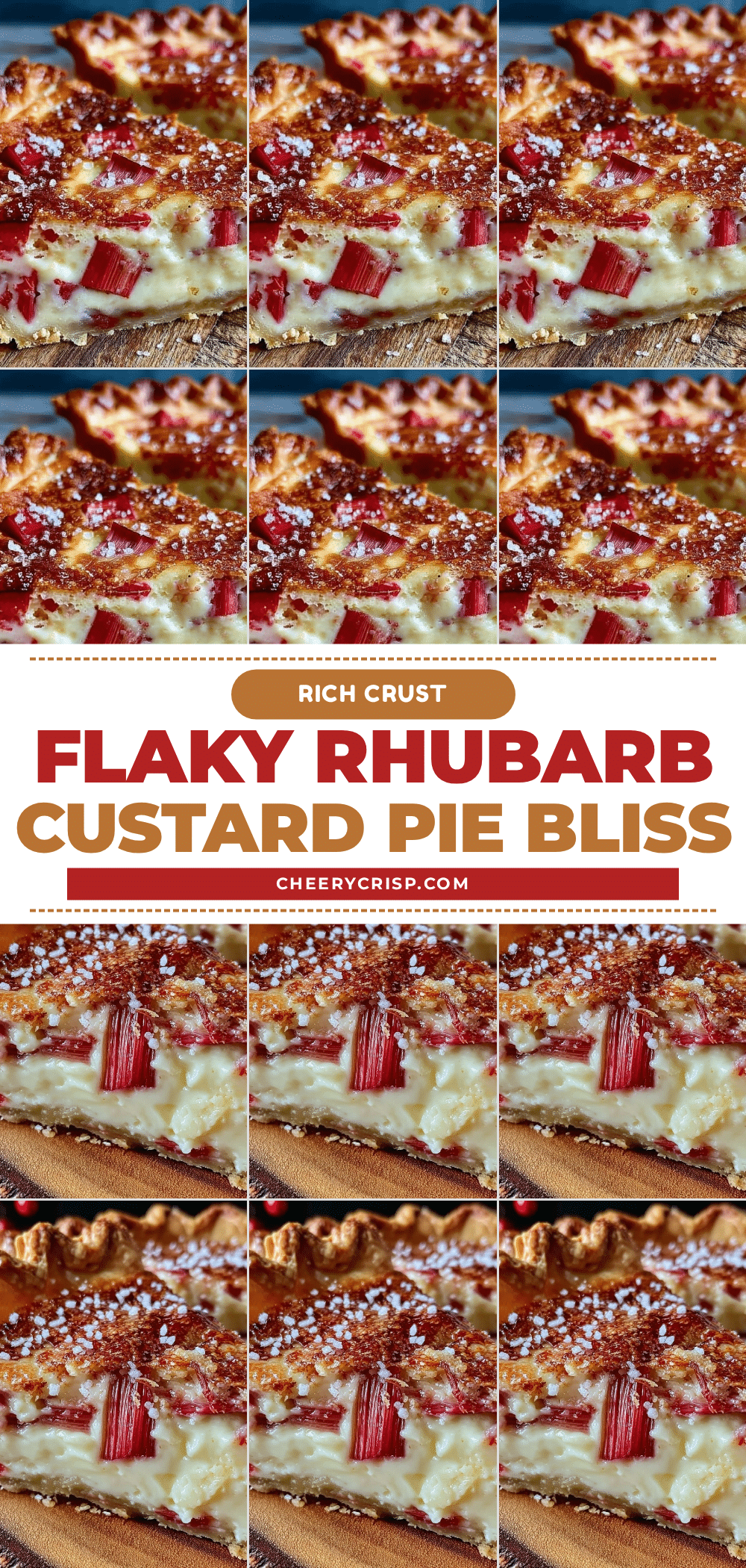 rhubarb custard pie recipe