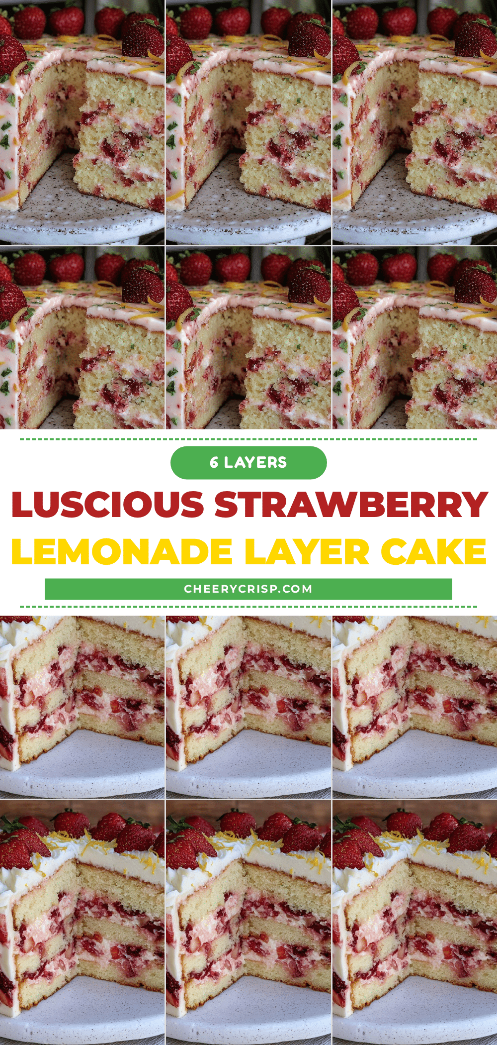 strawberry lemonade layer cake recipe