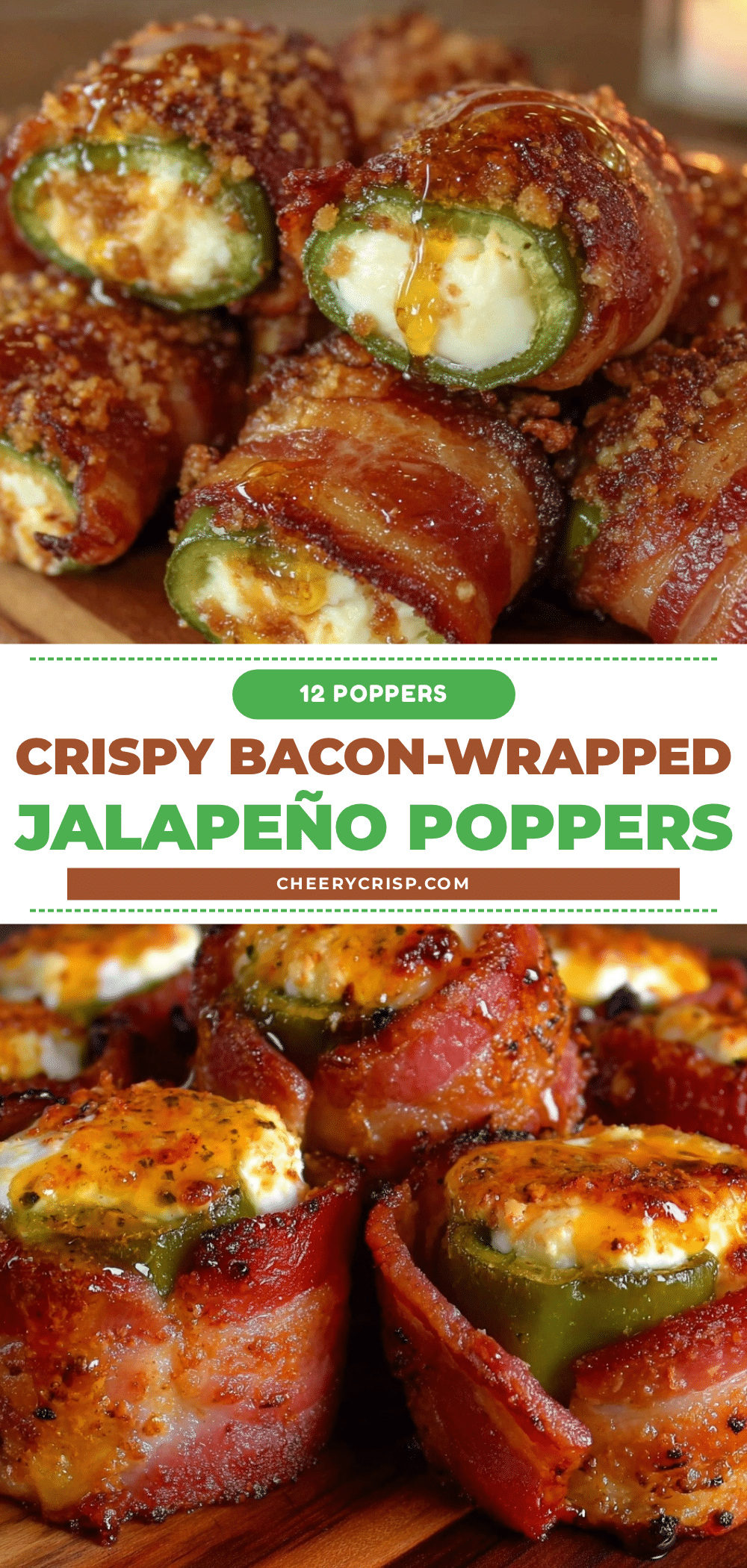 bacon-wrapped cream cheese jalapeño poppers recipe