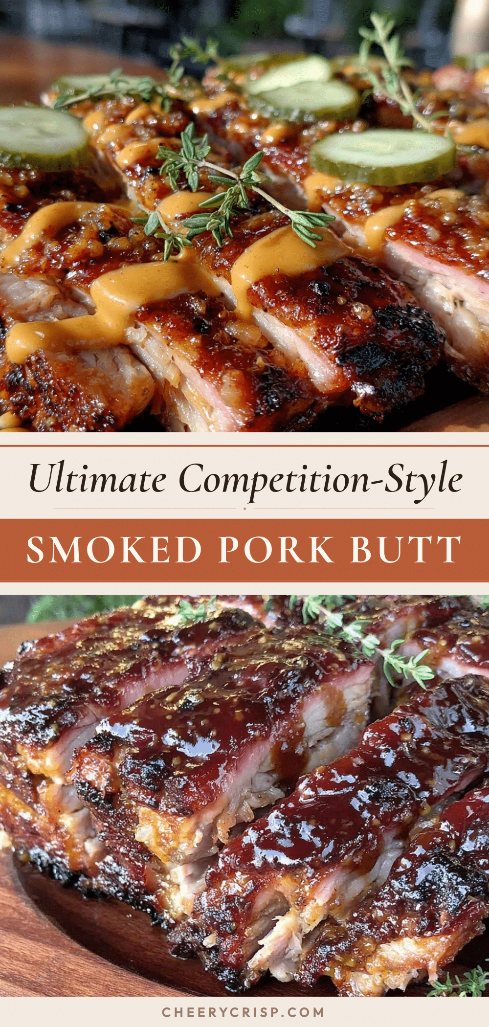 competition style smoked pork butt recipe
