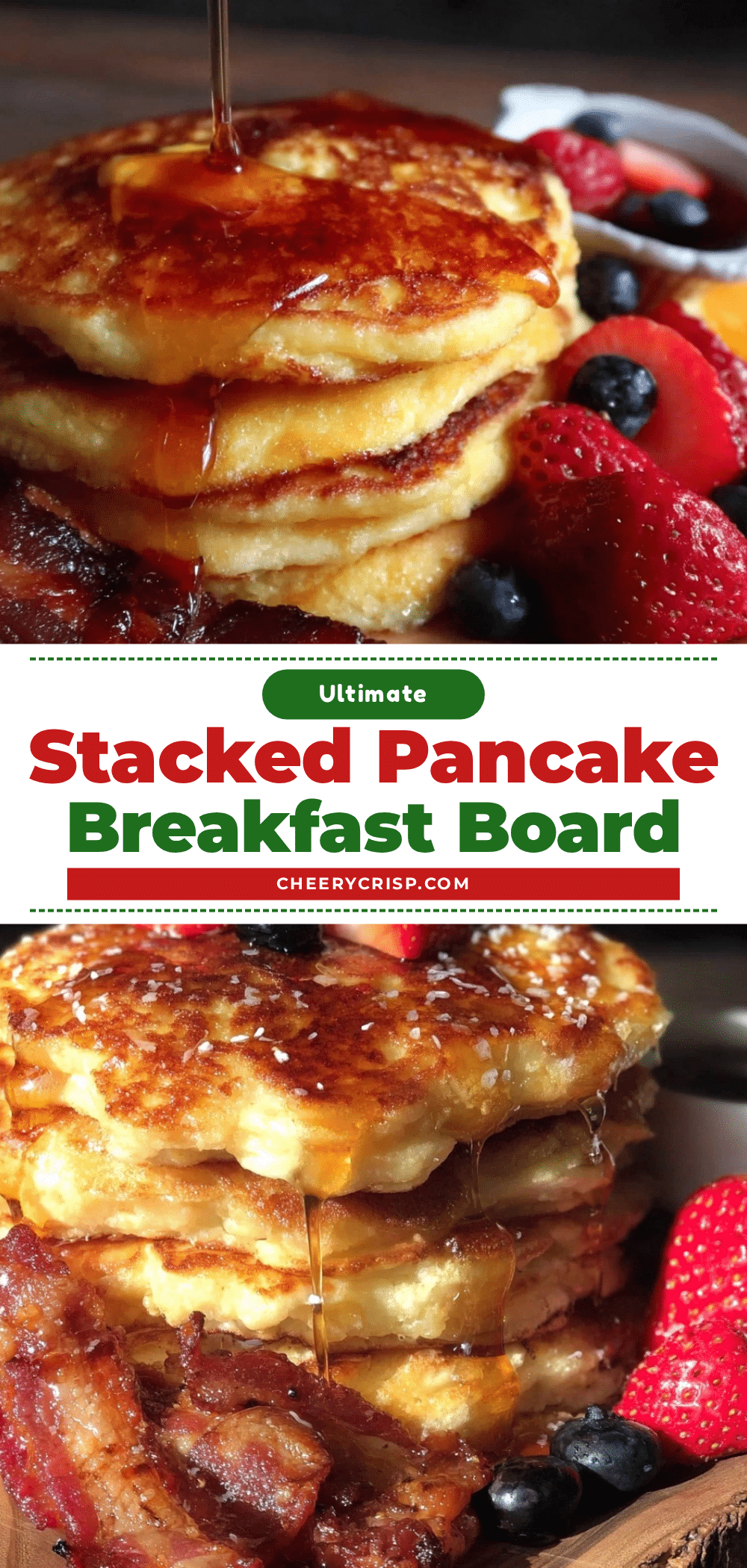 Cozy Stacked Pancake Breakfast Board recipe