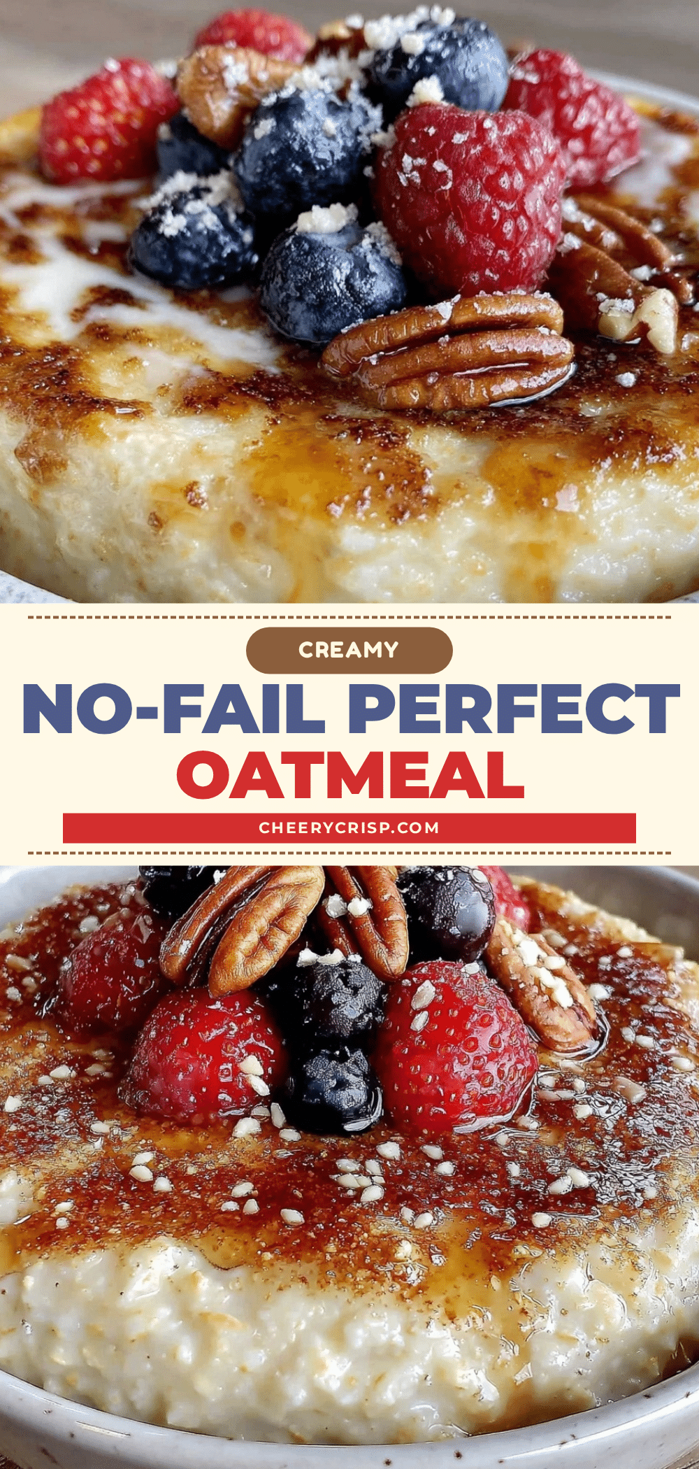 creamy no-fail oatmeal recipe