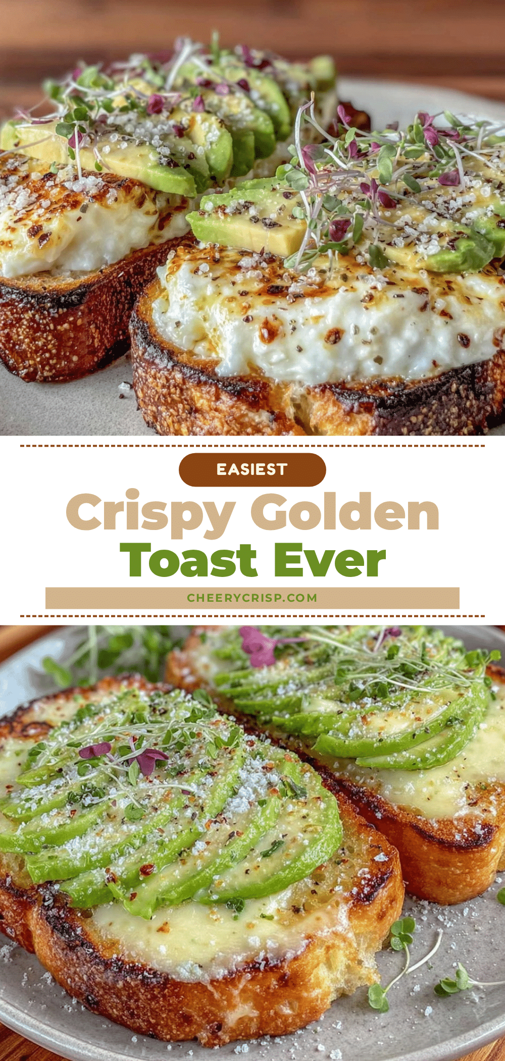 crispy avocado toast recipe
