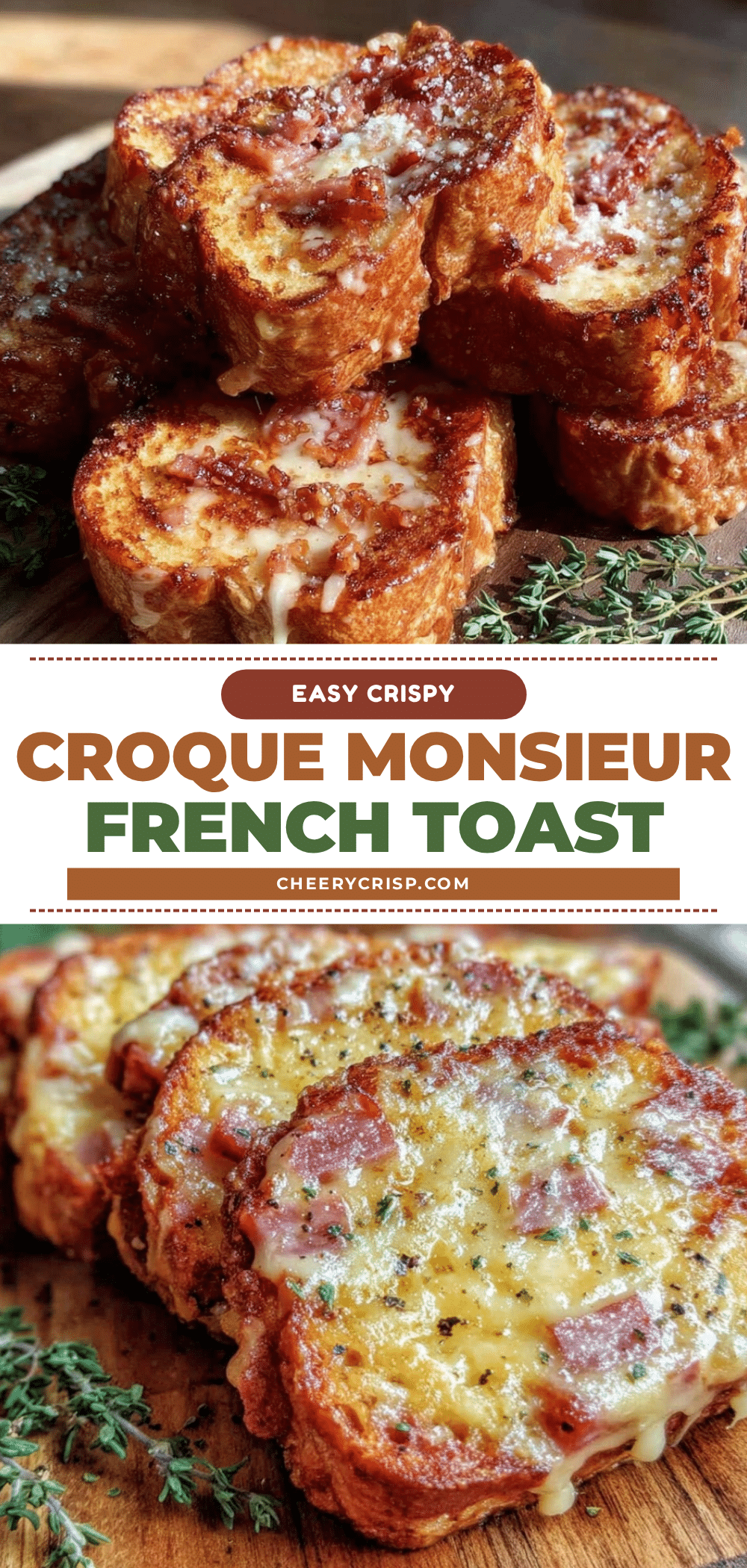 Crispy Croque Monsieur French Toast recipe