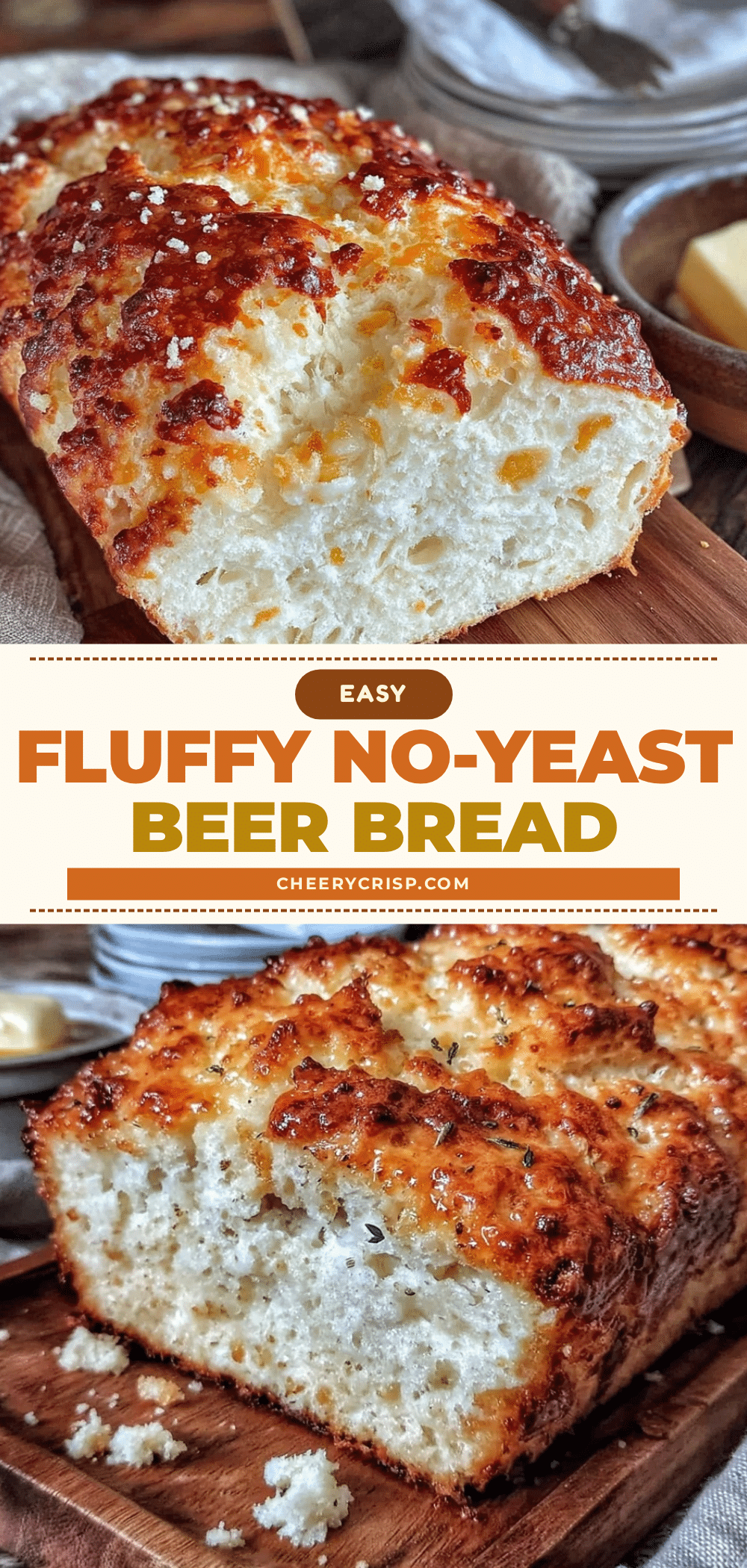 easy fluffy no-yeast beer bread recipe