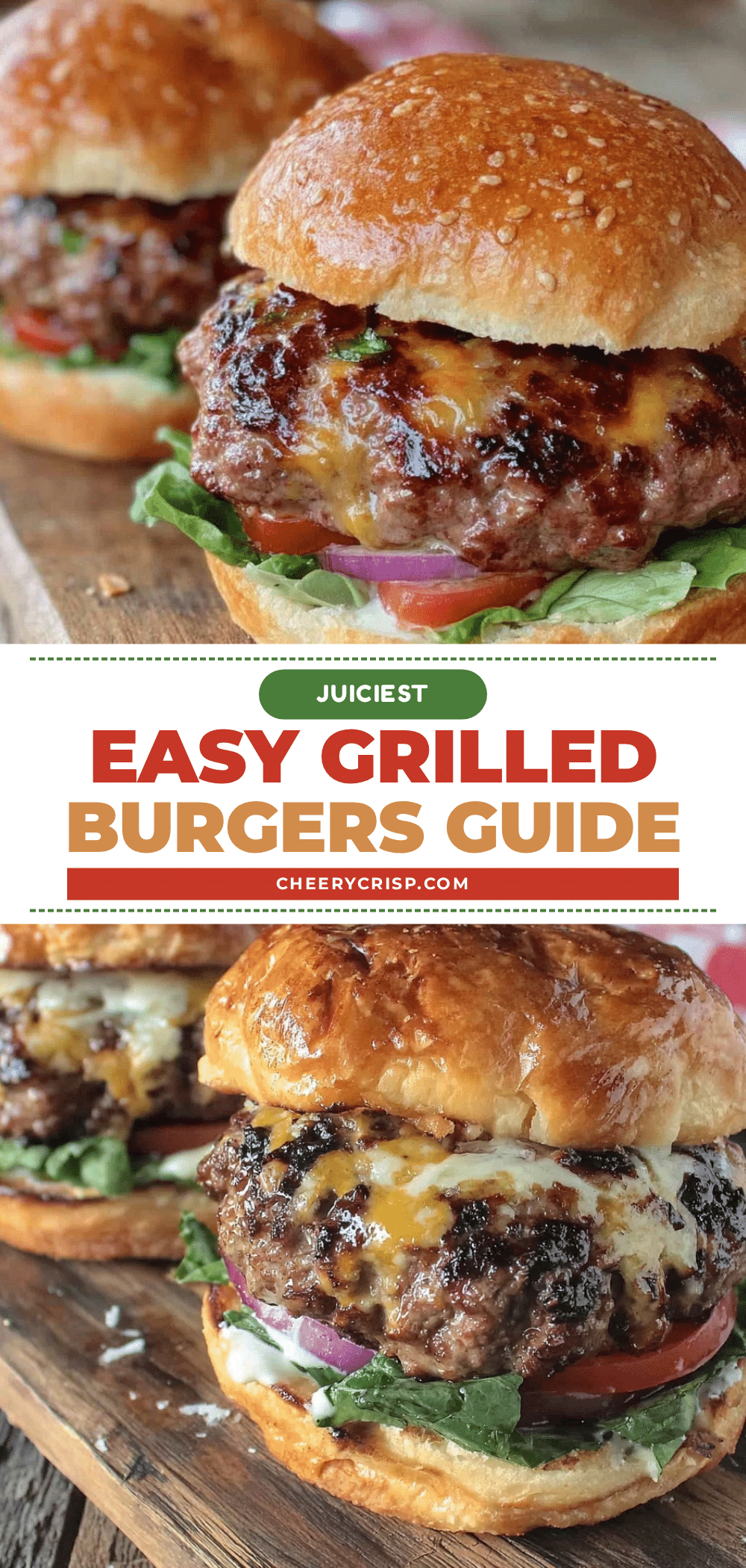 easy grilled burgers recipe