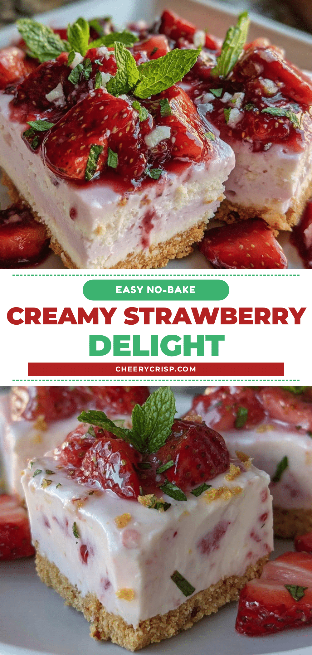 easy no-bake strawberry dessert recipe