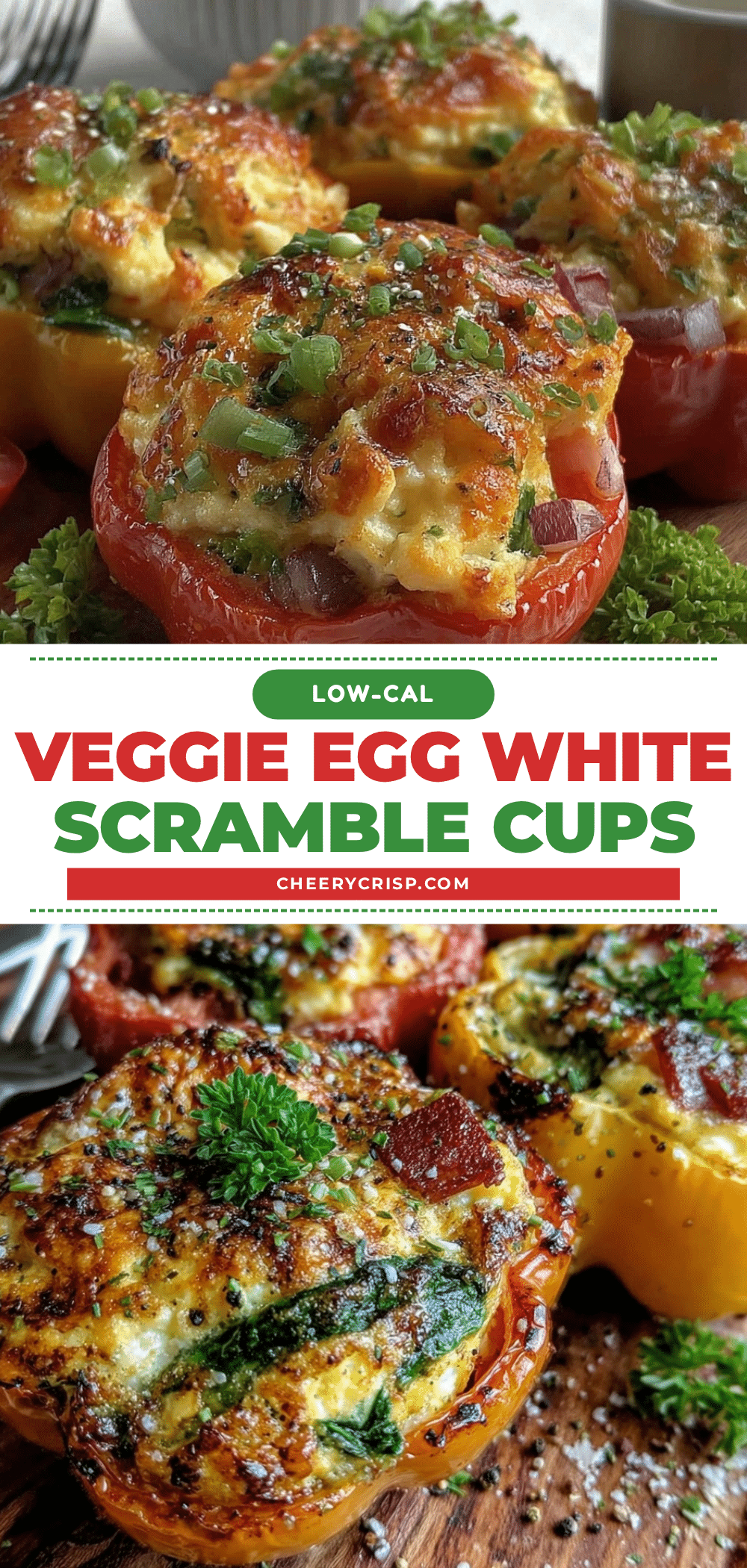 egg white veggie scramble cups recipe