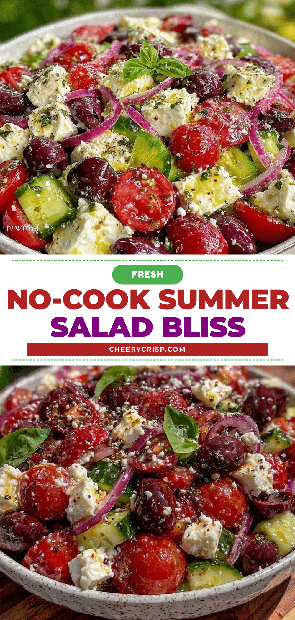 Fresh No-Cook Summer Salad recipe