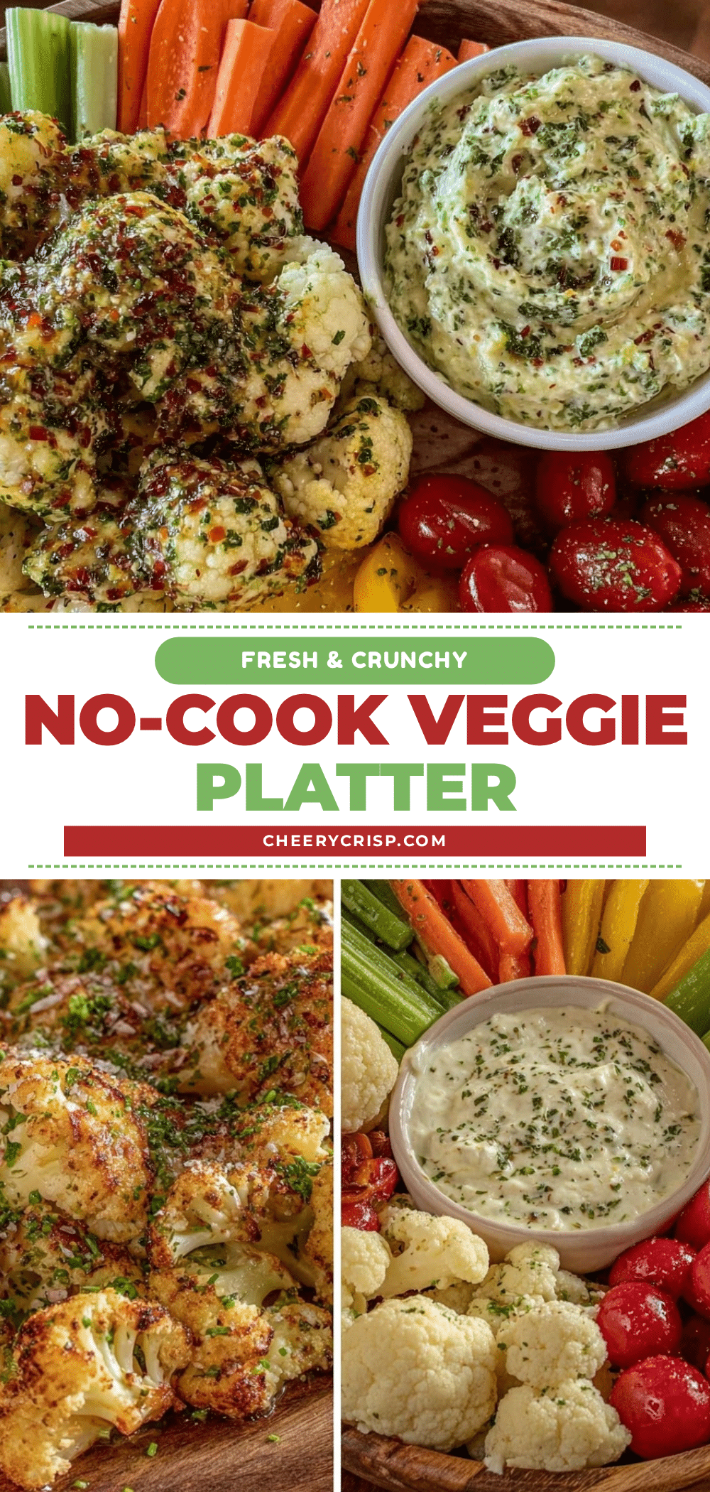 fresh simple veggie platter recipe