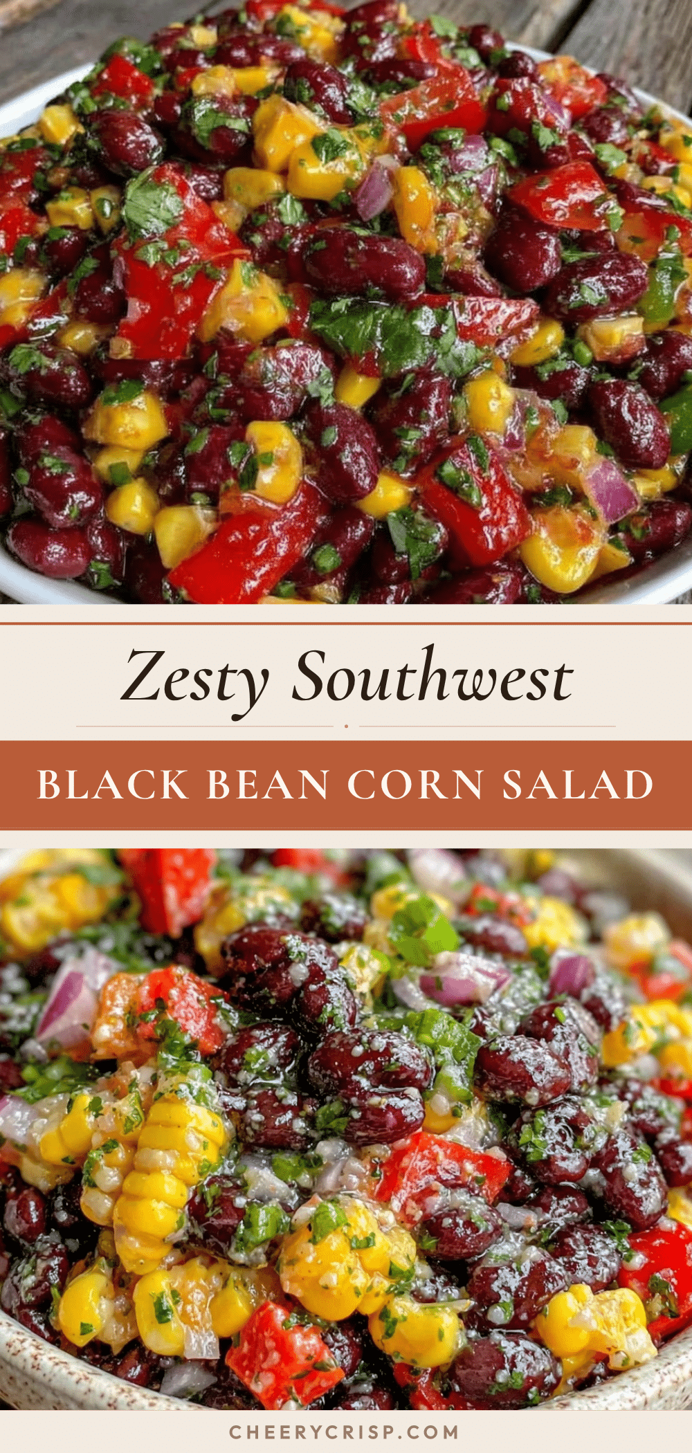 Fresh Southwest Black Bean Corn Salad recipe