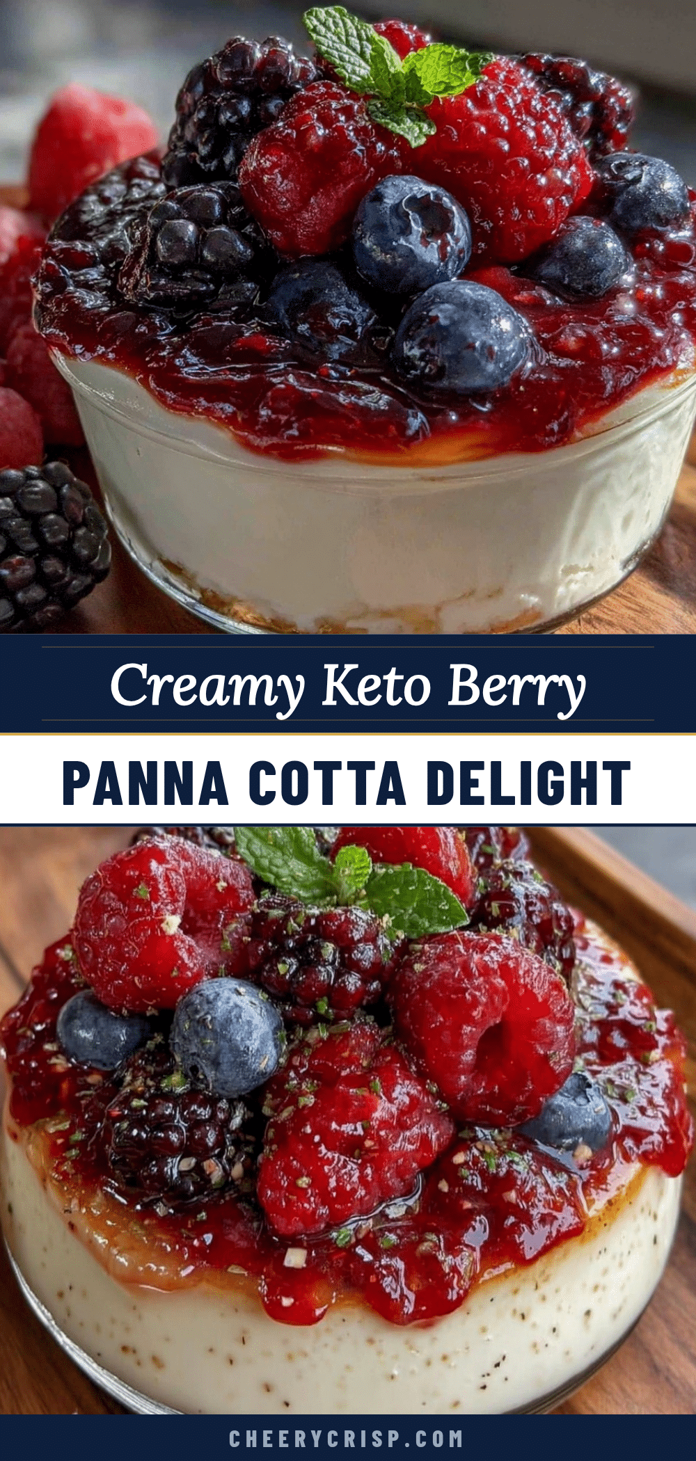 keto-friendly berry panna cotta recipe