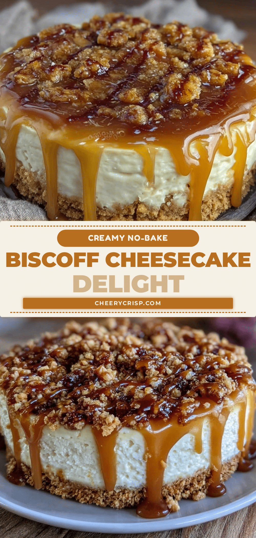 no-bake biscoff cheesecake recipe