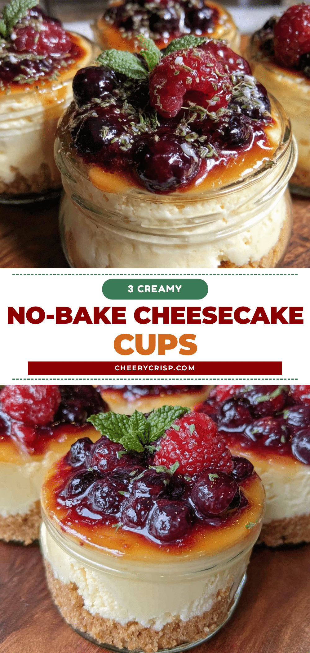 no-bake cheesecake cups recipe