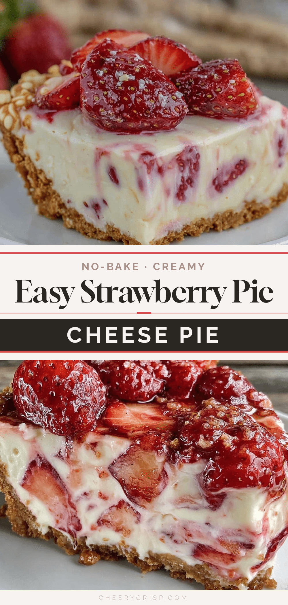 no bake strawberry cream cheese pie recipe