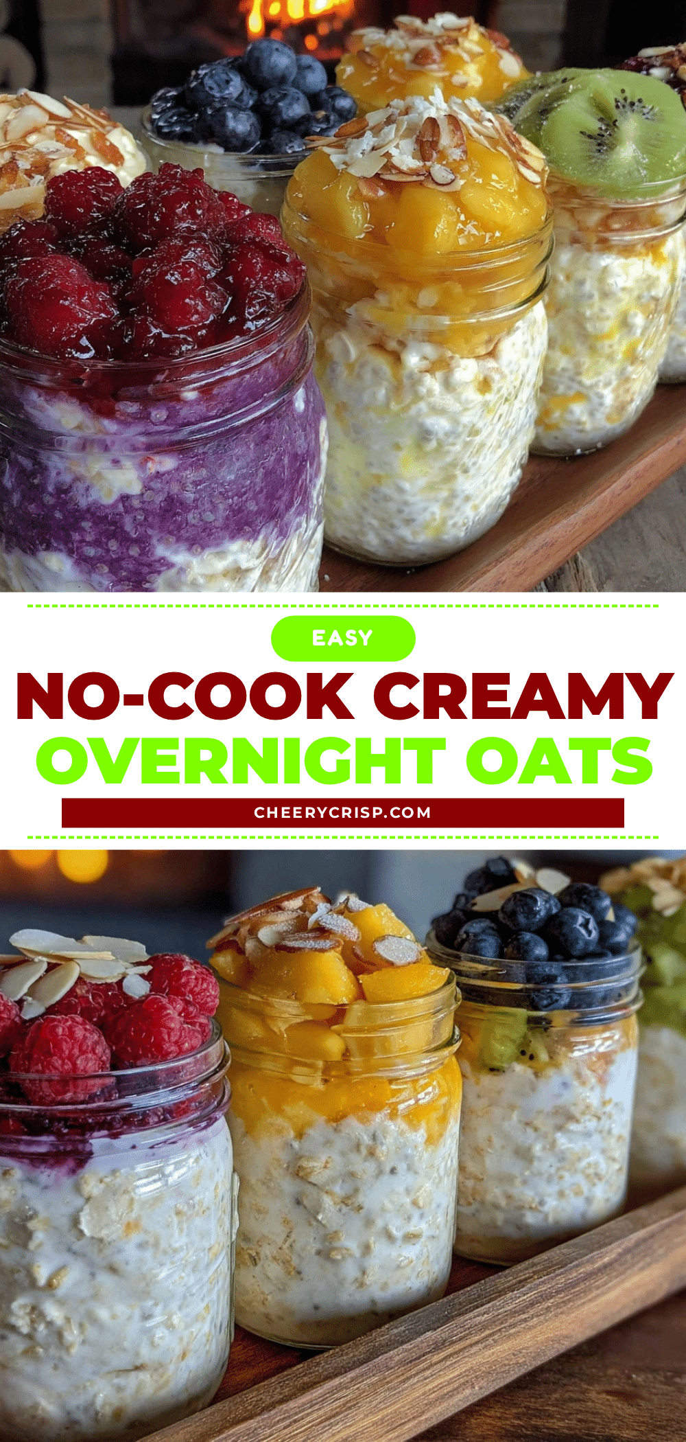 no cook camping overnight oats recipe