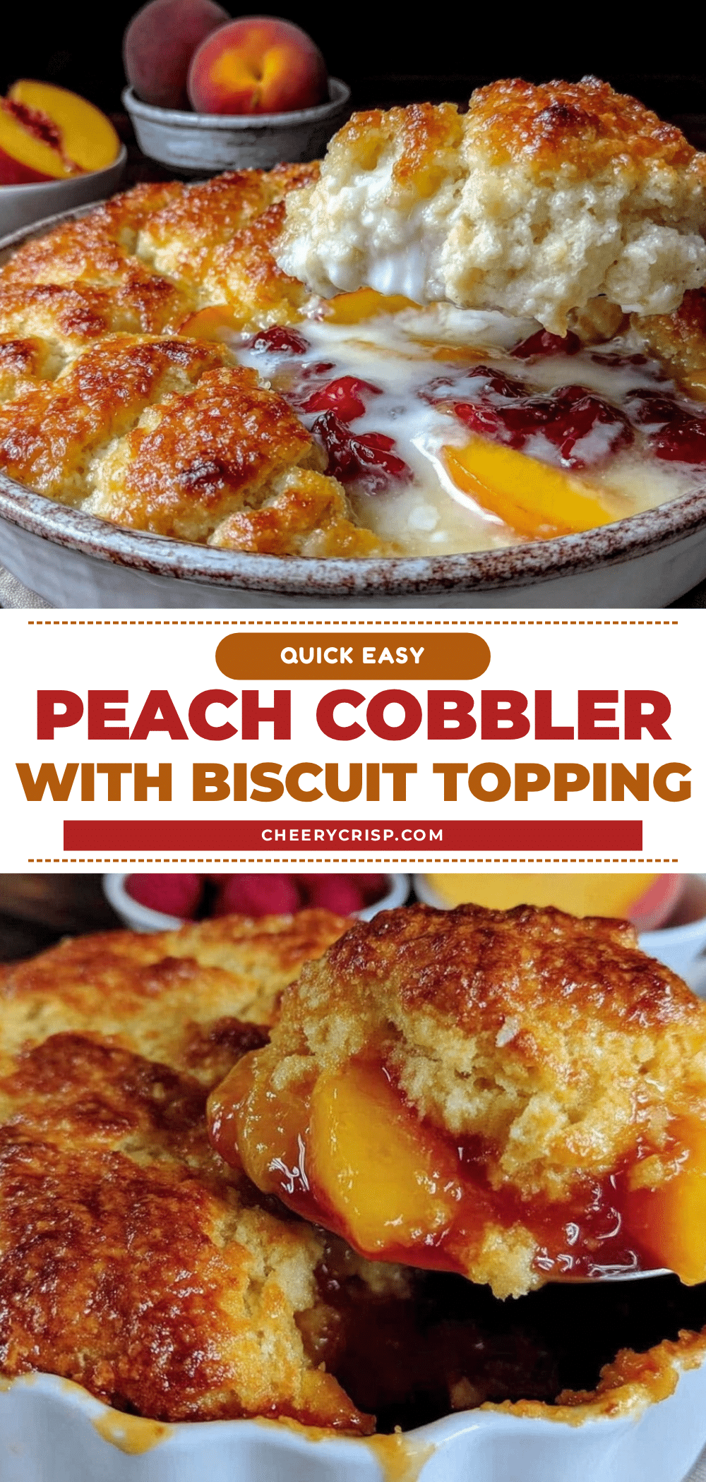 quick easy peach cobbler recipe