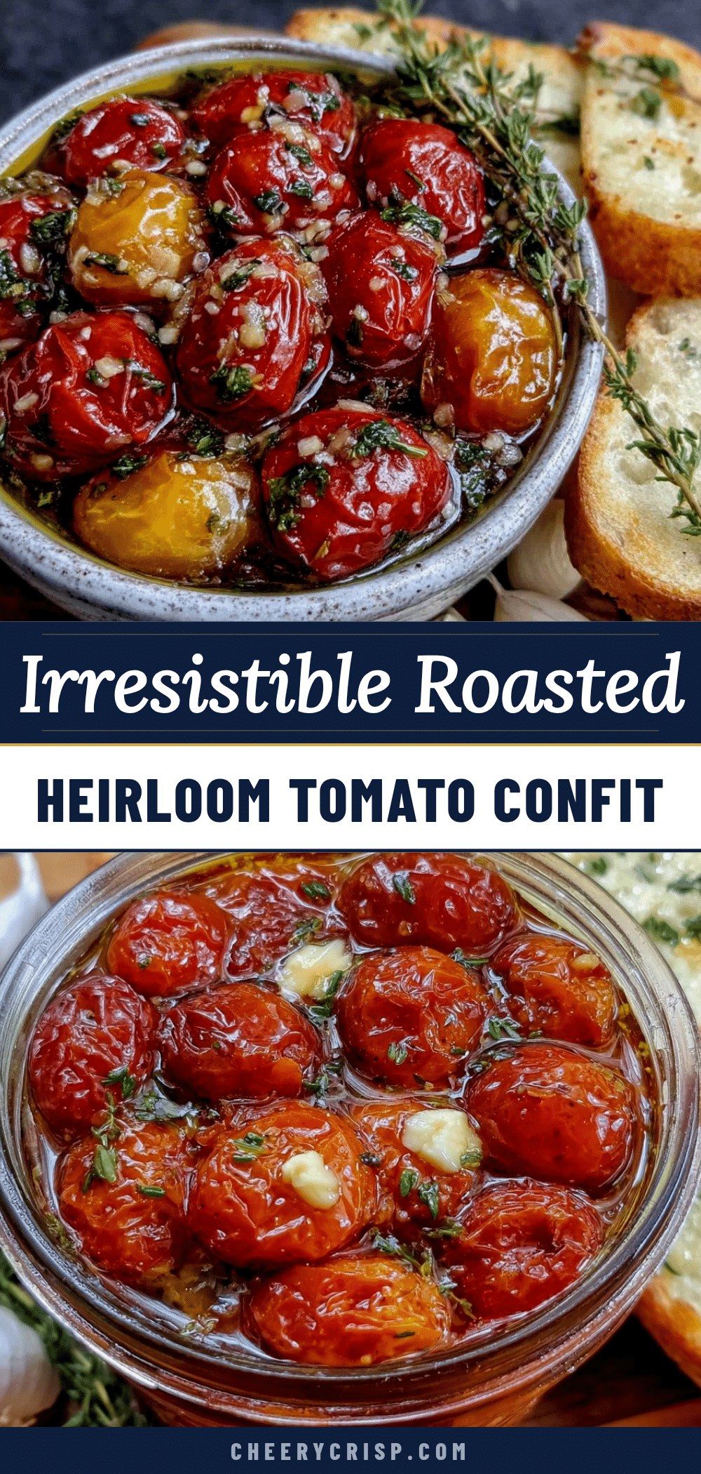 roasted heirloom cherry tomato confit recipe