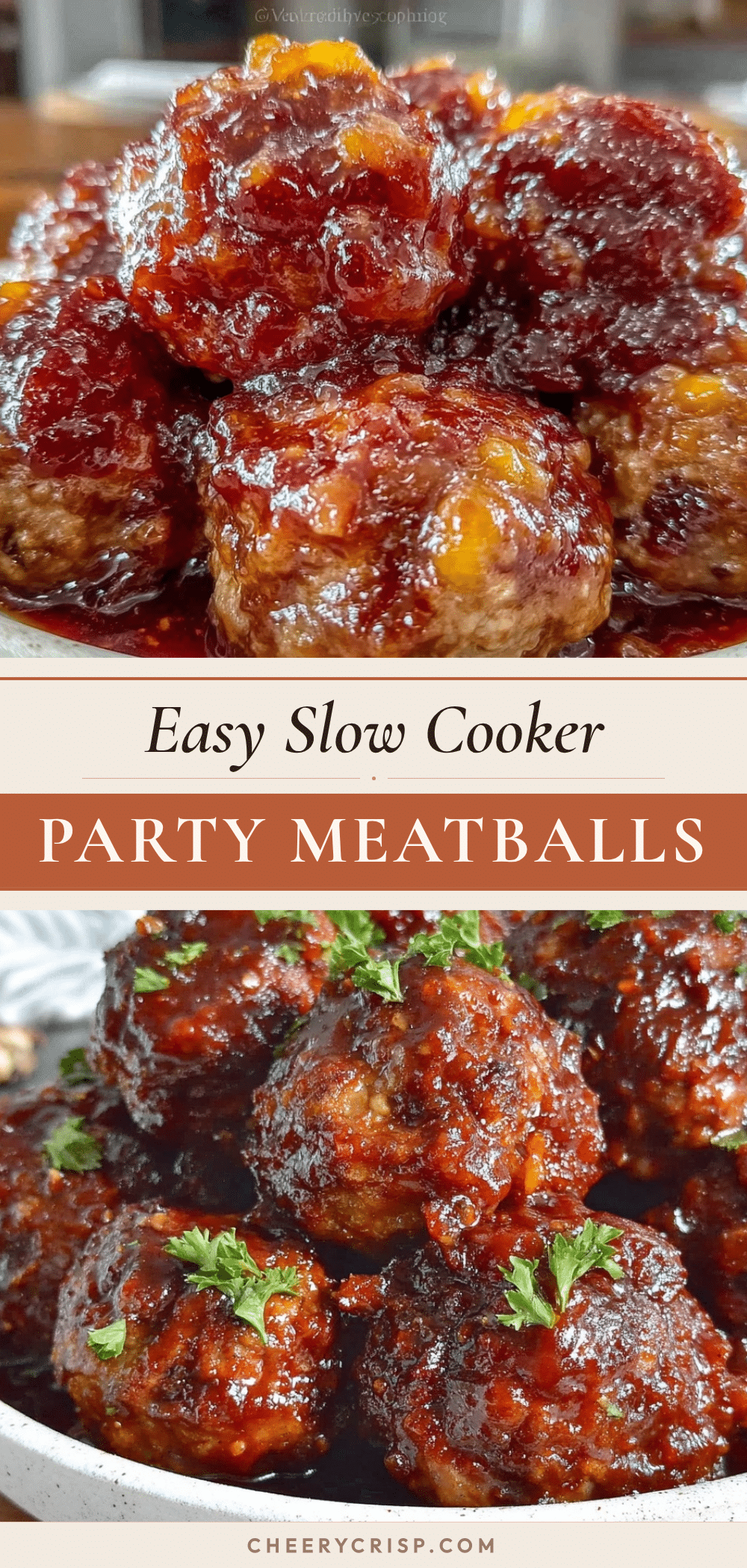 slow cooker party meatballs recipe