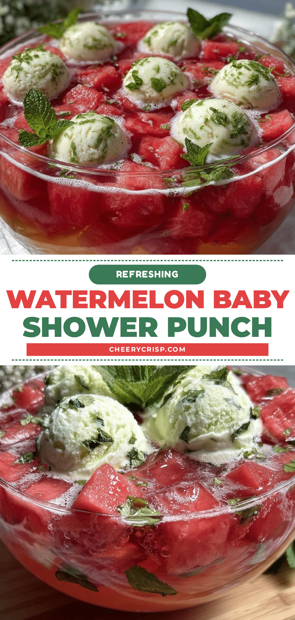 watermelon baby shower punch recipe