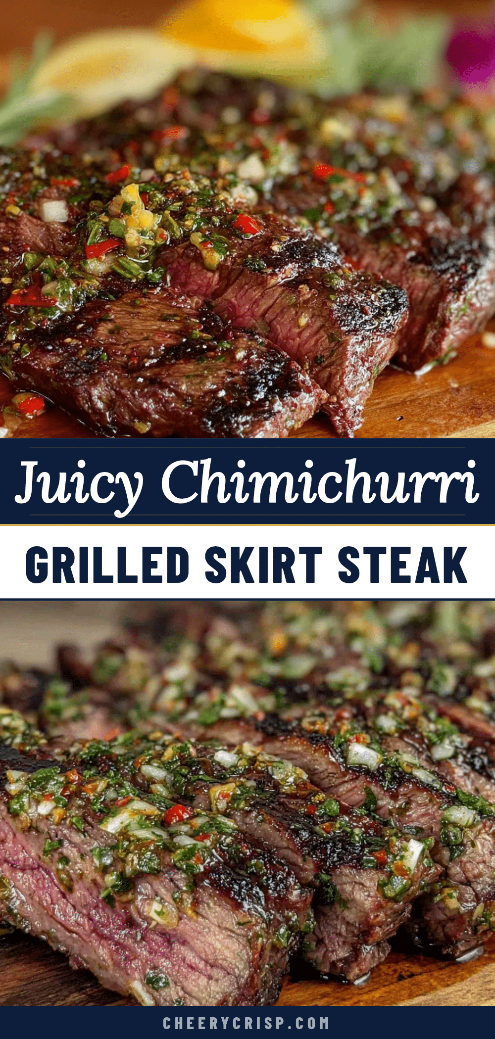 chimichurri grilled skirt steak recipe