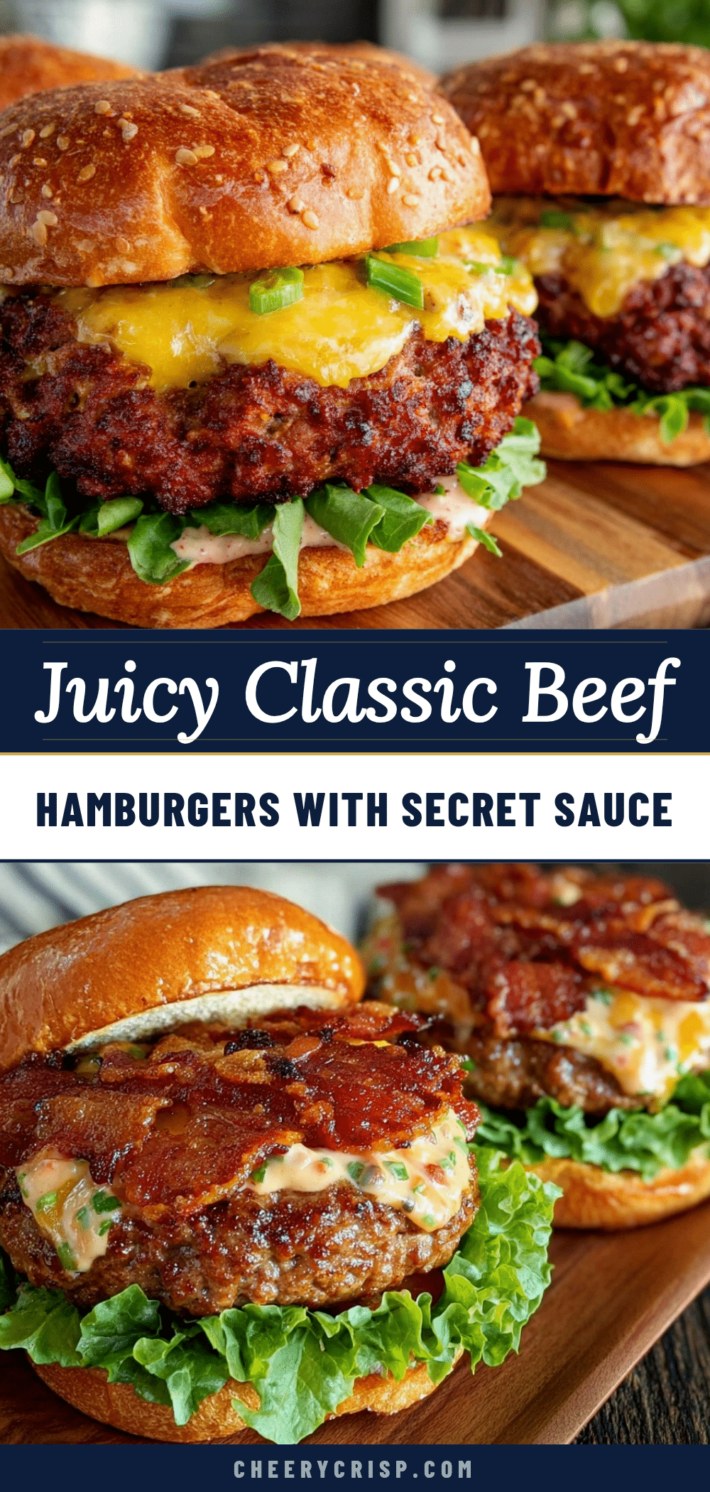 classic beef hamburgers recipe
