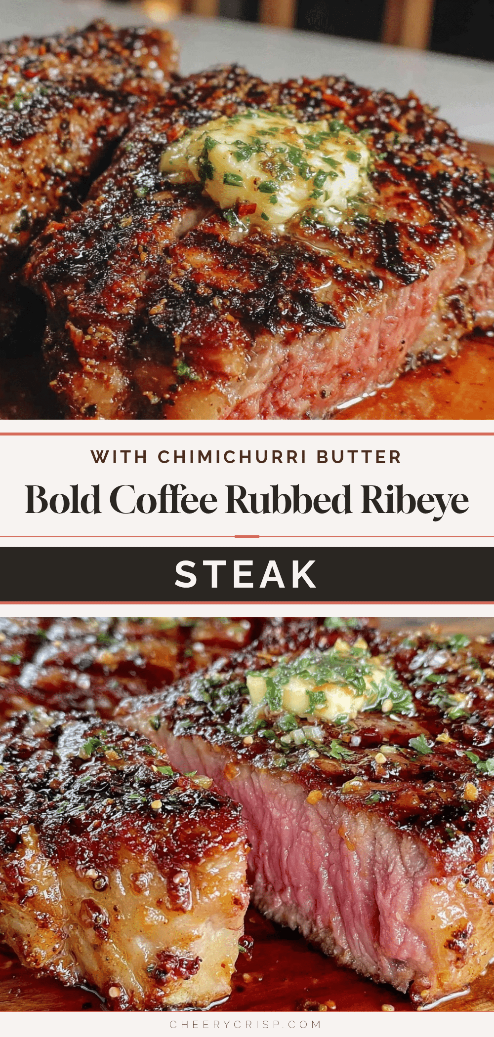 coffee rubbed ribeye steak recipe