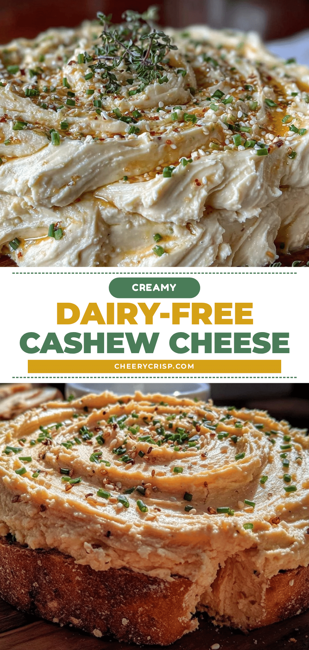 creamy dairy-free cashew cheese recipe