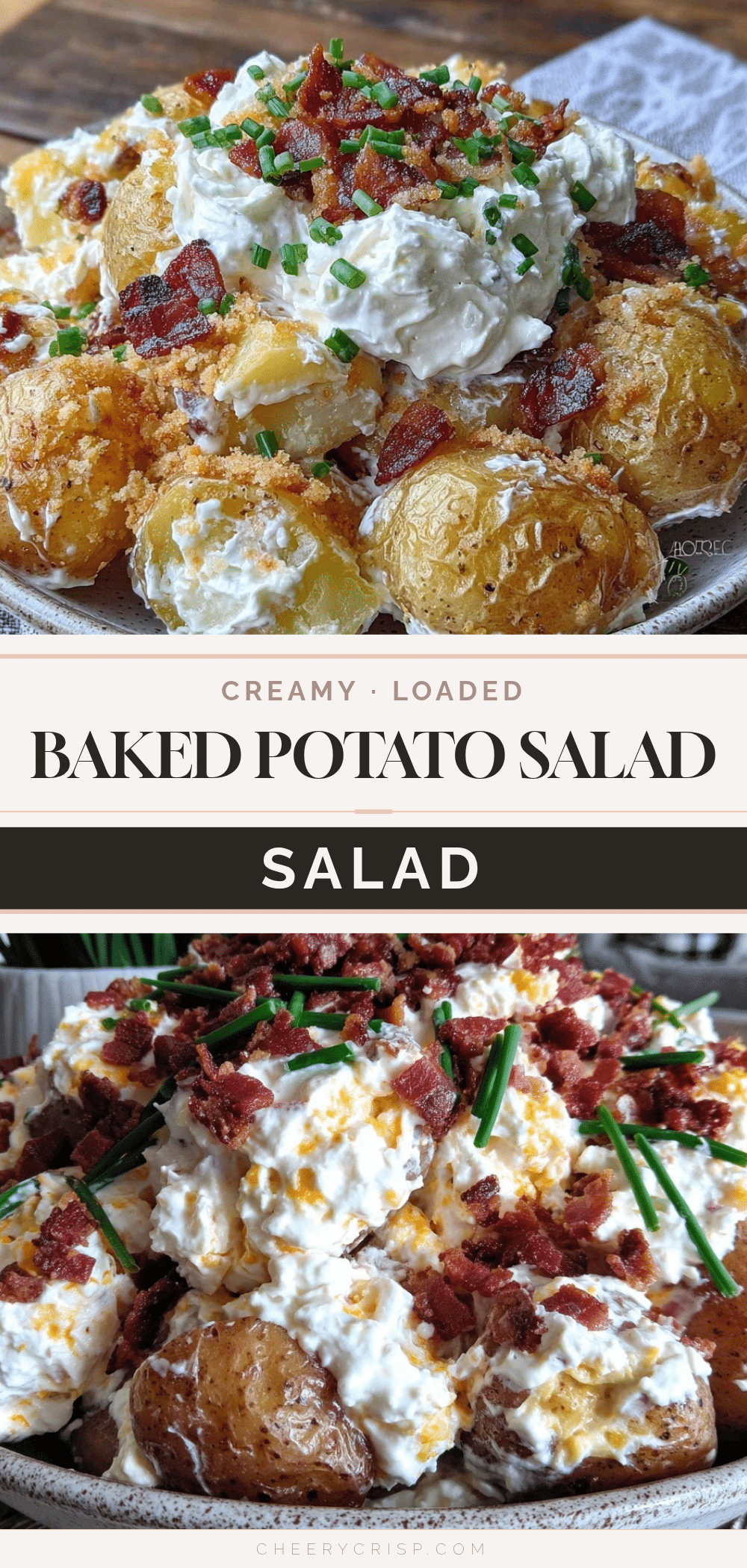 creamy loaded baked potato salad recipe